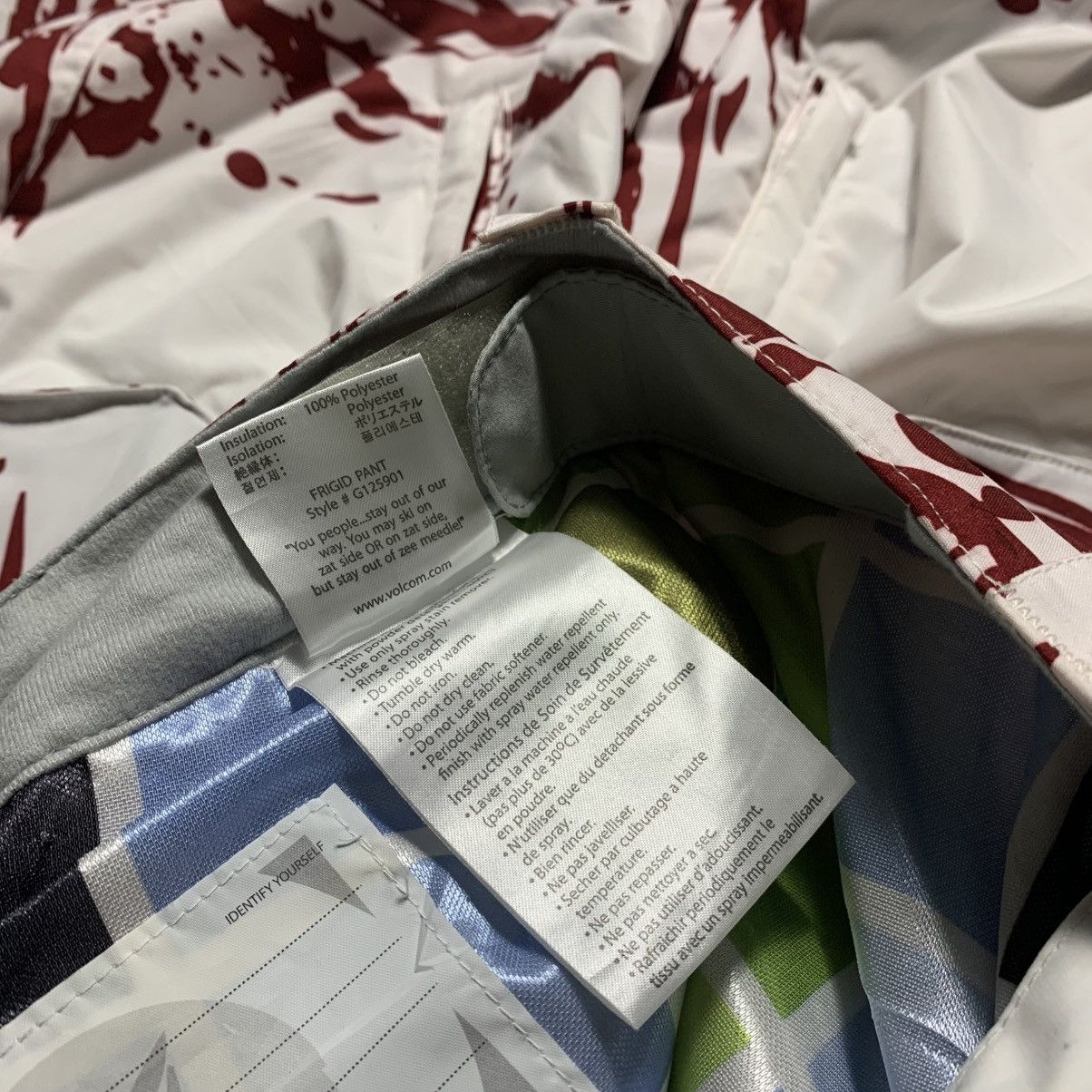 Volcom Volcom Multipocket Bondage Painted Frigid Pants Size US 32 / EU 48 - 18 Thumbnail