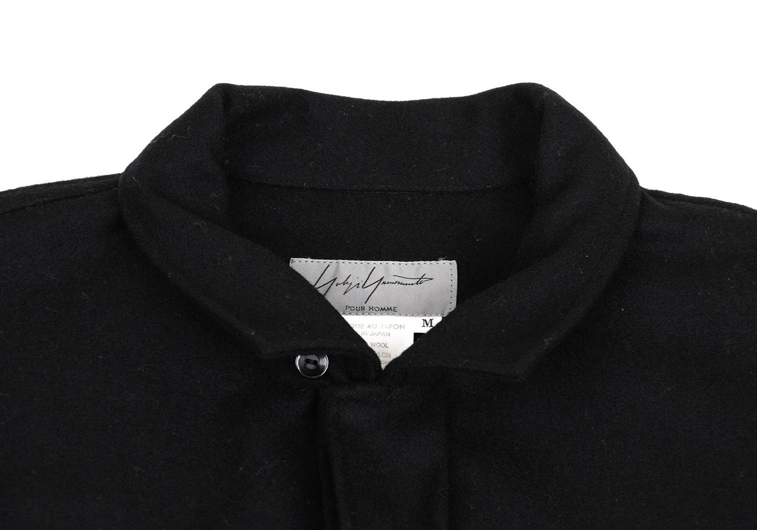 Yohji Yamamoto Yohji Yamamoto Melton Wool Inside-Out Shirt Size US M / EU 48-50 / 2 - 5 Thumbnail