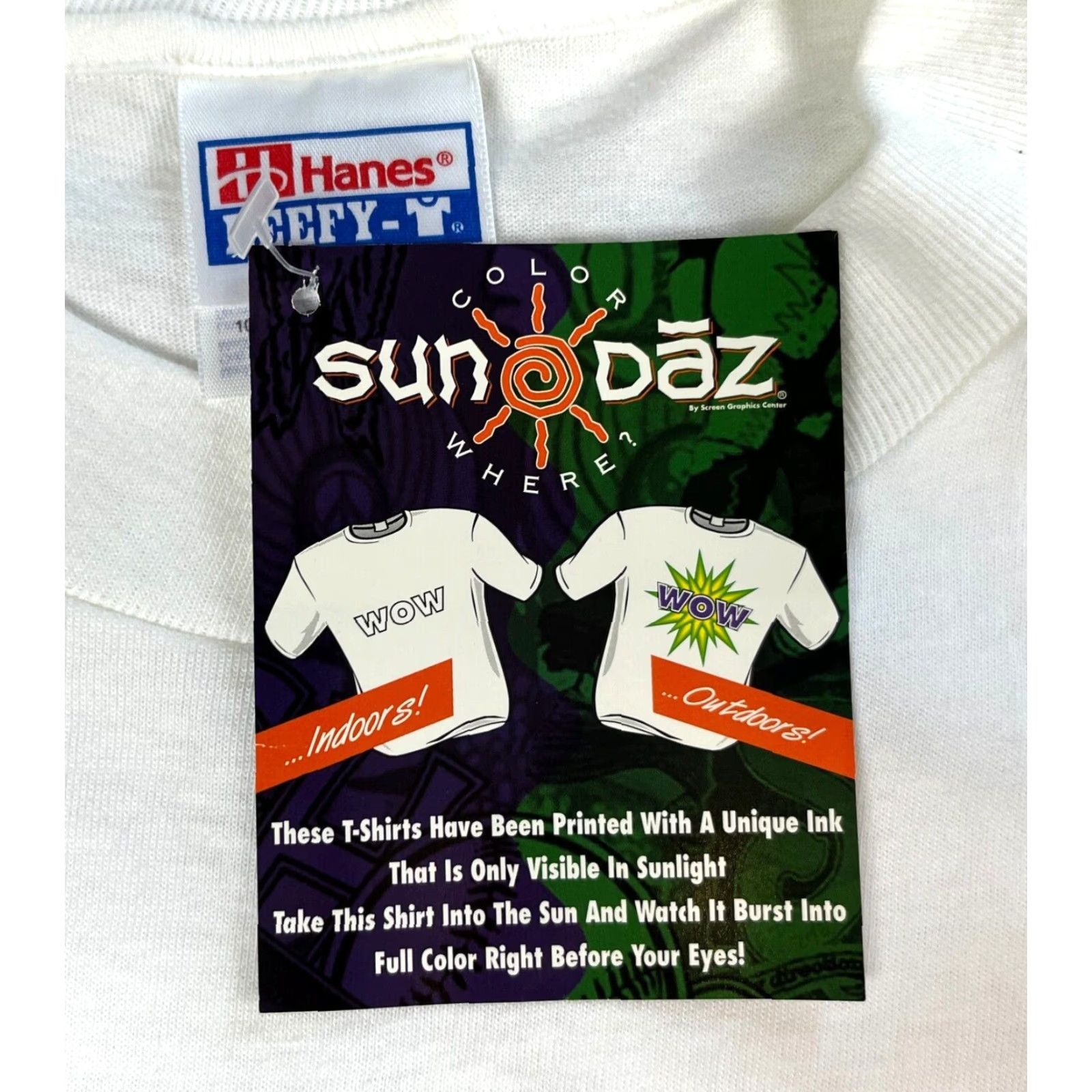 Hanes VINTAGE NWT 1996 USA Atlanta Olympic Games Hanes Beefy-T T-Shirt XL White Mens 90s Sports USA Size US XL / EU 56 / 4 - 5 Thumbnail