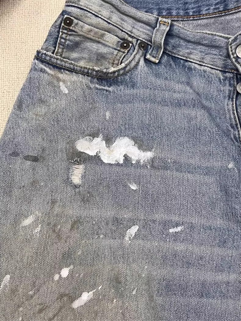 Acne Studios acne studios Spray-painted jeans Size US 28 / EU 44 - 3 Thumbnail