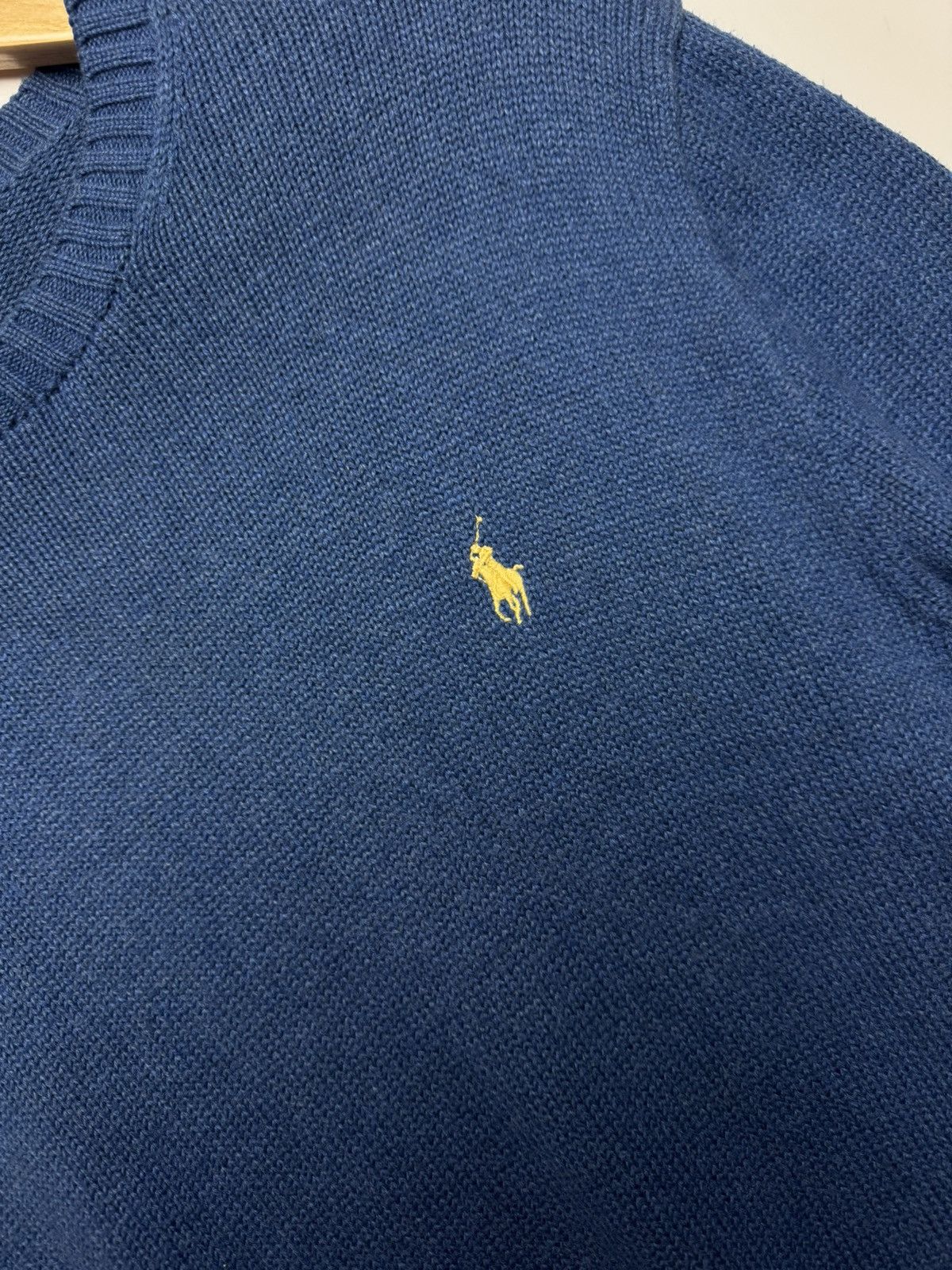 Polo Ralph Lauren Polo Ralph Lauren Cotton Crewneck Sweater - Blue Gold Pony Size US S / EU 44-46 / 1 - 4 Thumbnail