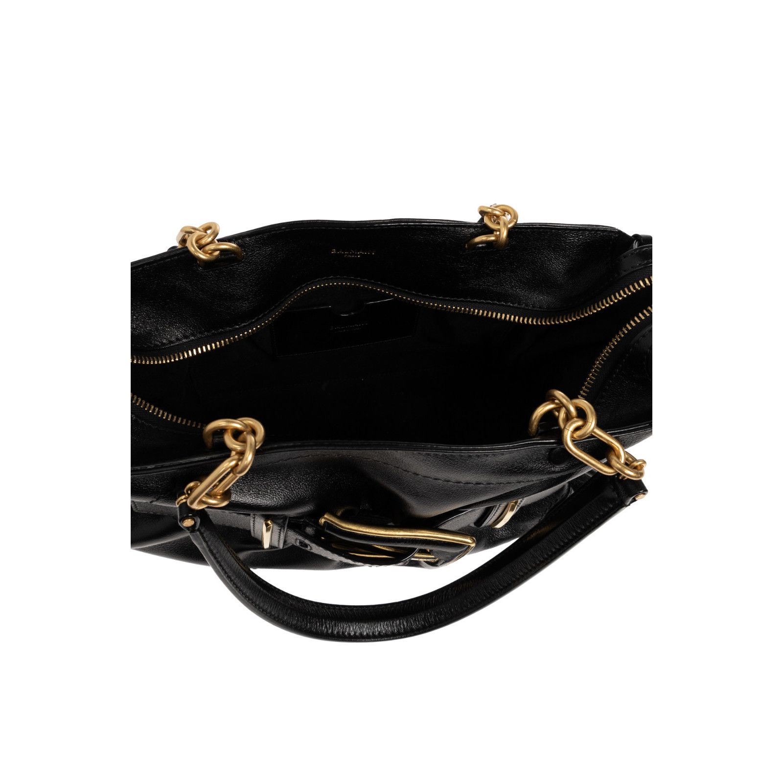 Balmain BALMAIN Anthem Black Leather Shoulder Bag New Size ONE SIZE - 4 Thumbnail