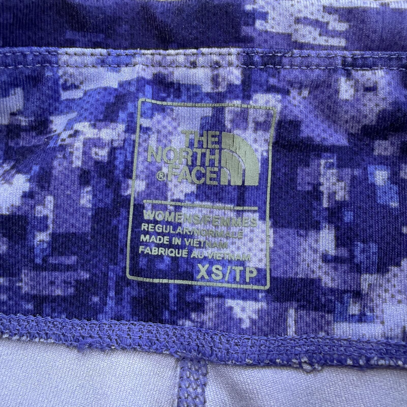 The North Face The North Face Purple Digital Camo Leggings Womens XS Pants Size 26" / US 2 / IT 38 - 6 Thumbnail