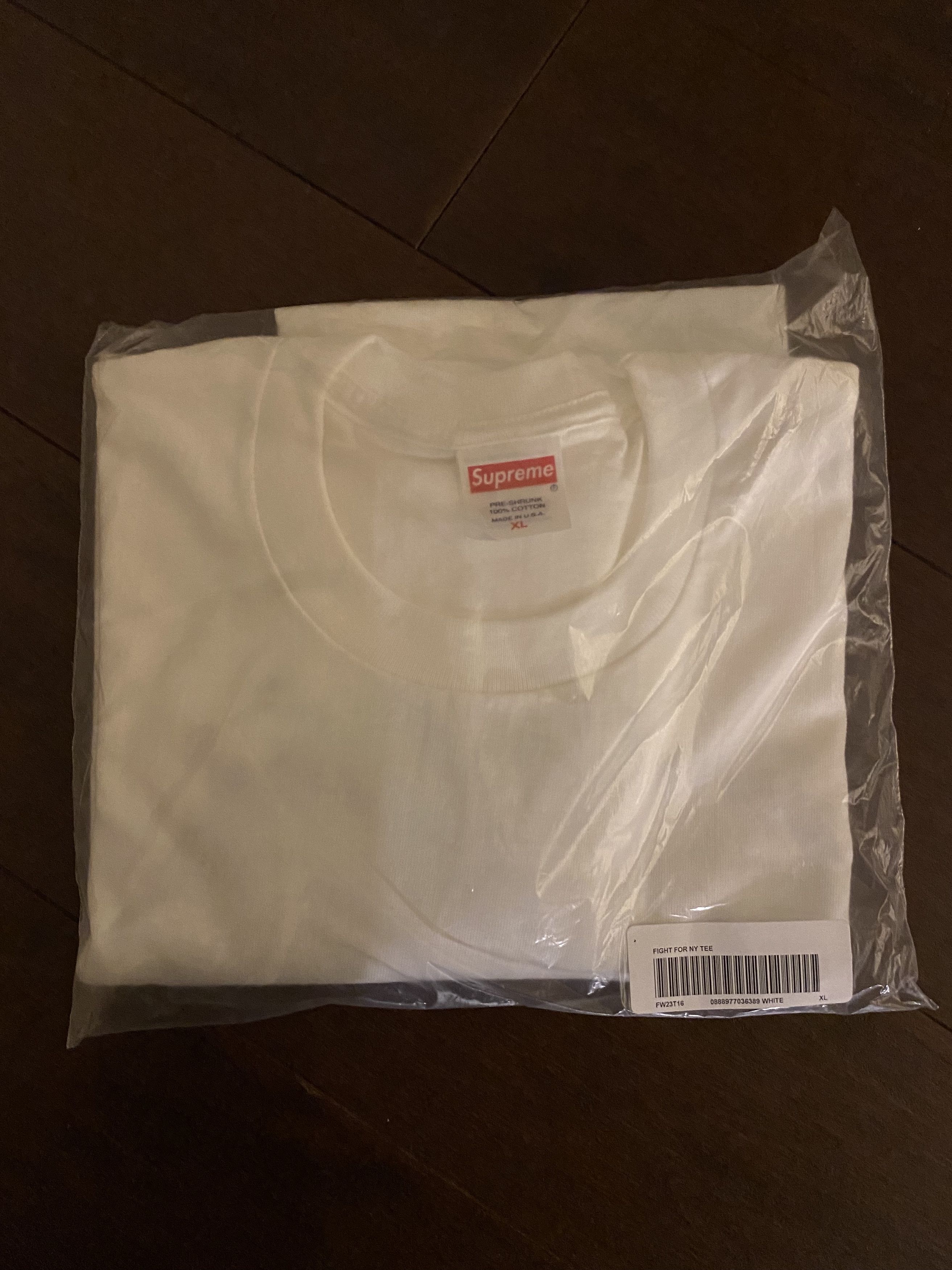 Supreme Supreme Fight for NY T-Shirt White XL - BRAND NEW Size US XL / EU 56 / 4 - 2 Thumbnail