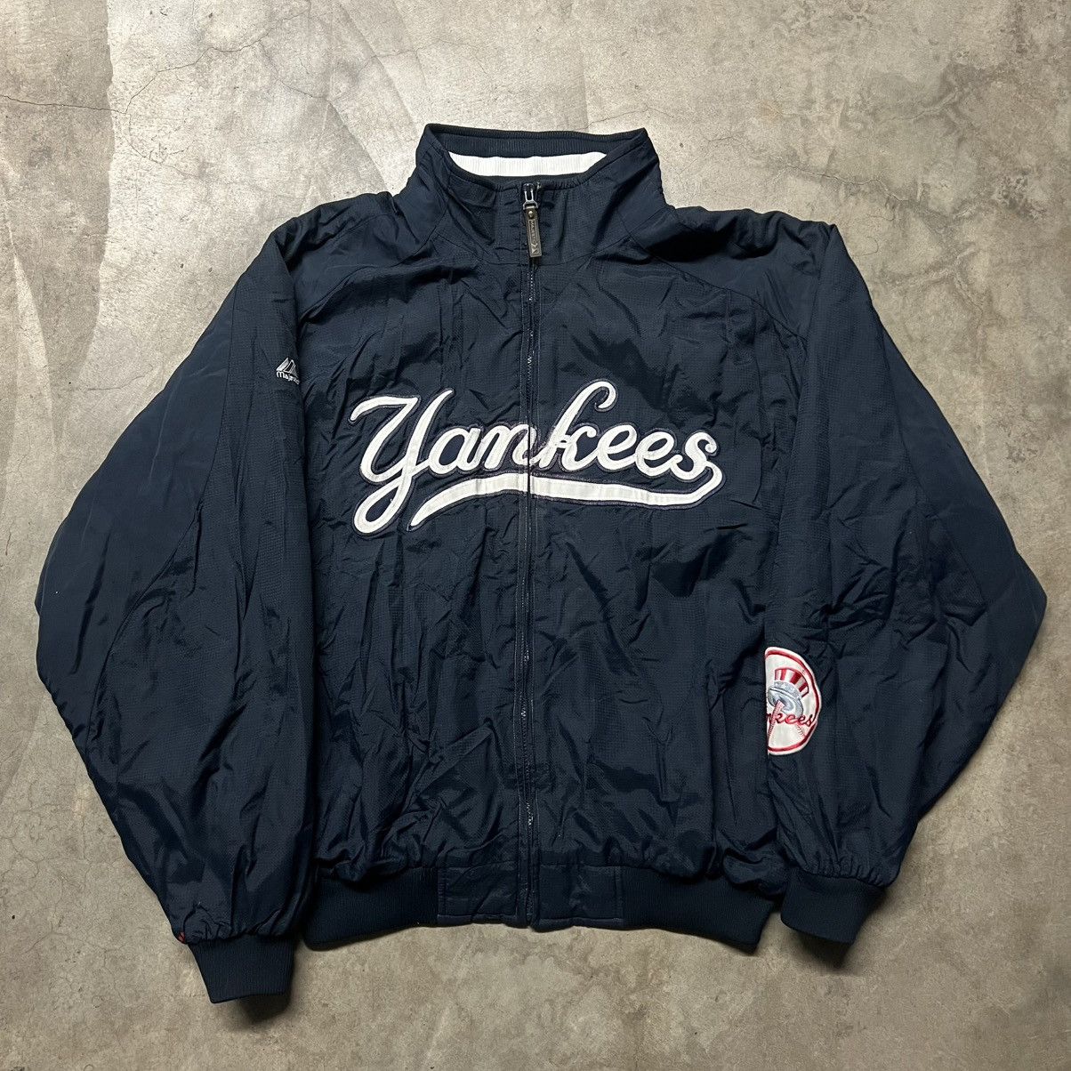 MLB × Majestic × New York Yankees Vintage MLB New York Yankees Majestic Jacket Size US XXL / EU 58 / 5 - 2 Thumbnail