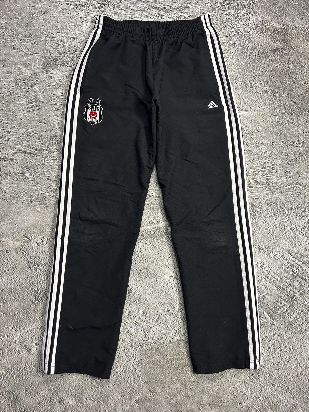Adidas × Vintage Adidas Besiktas track pants black vintage 2000s Size US 30 / EU 46 - 1 Thumbnail