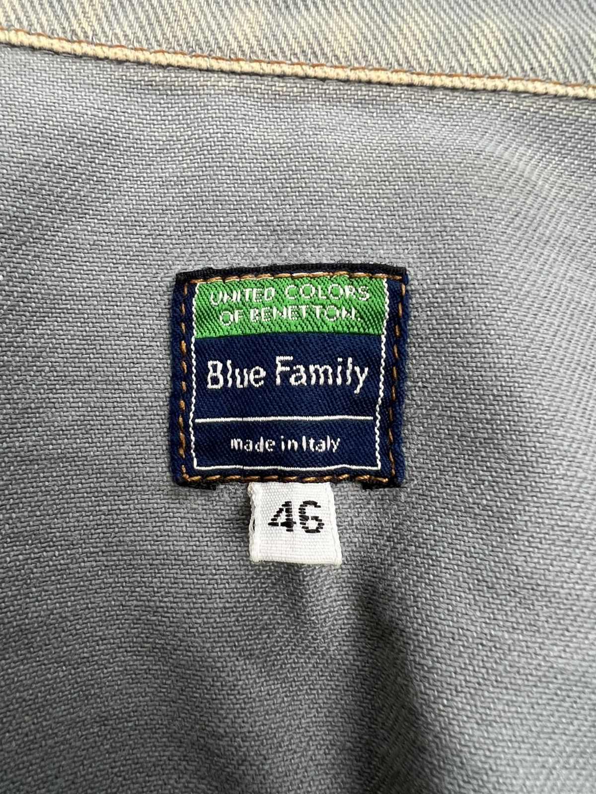 United Colors Of Benetton United Colors of Benetton Blue Family Destroyed Jacket Size US S / EU 44-46 / 1 - 9 Thumbnail
