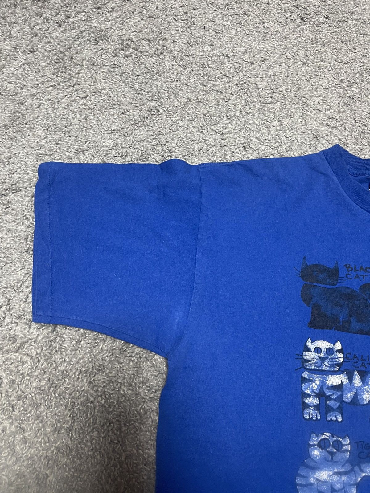 Nutmeg Nutmeg Vintage USA San Francisco Crazy Cats blue size XL Size US XL / EU 56 / 4 - 6 Thumbnail