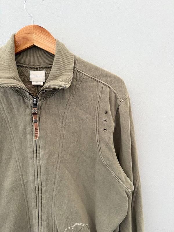 Diesel VTG CROPPED WASHED DIESEL HOODIE AVANT GARDE Y2K Size US M / EU 48-50 / 2 - 5 Thumbnail