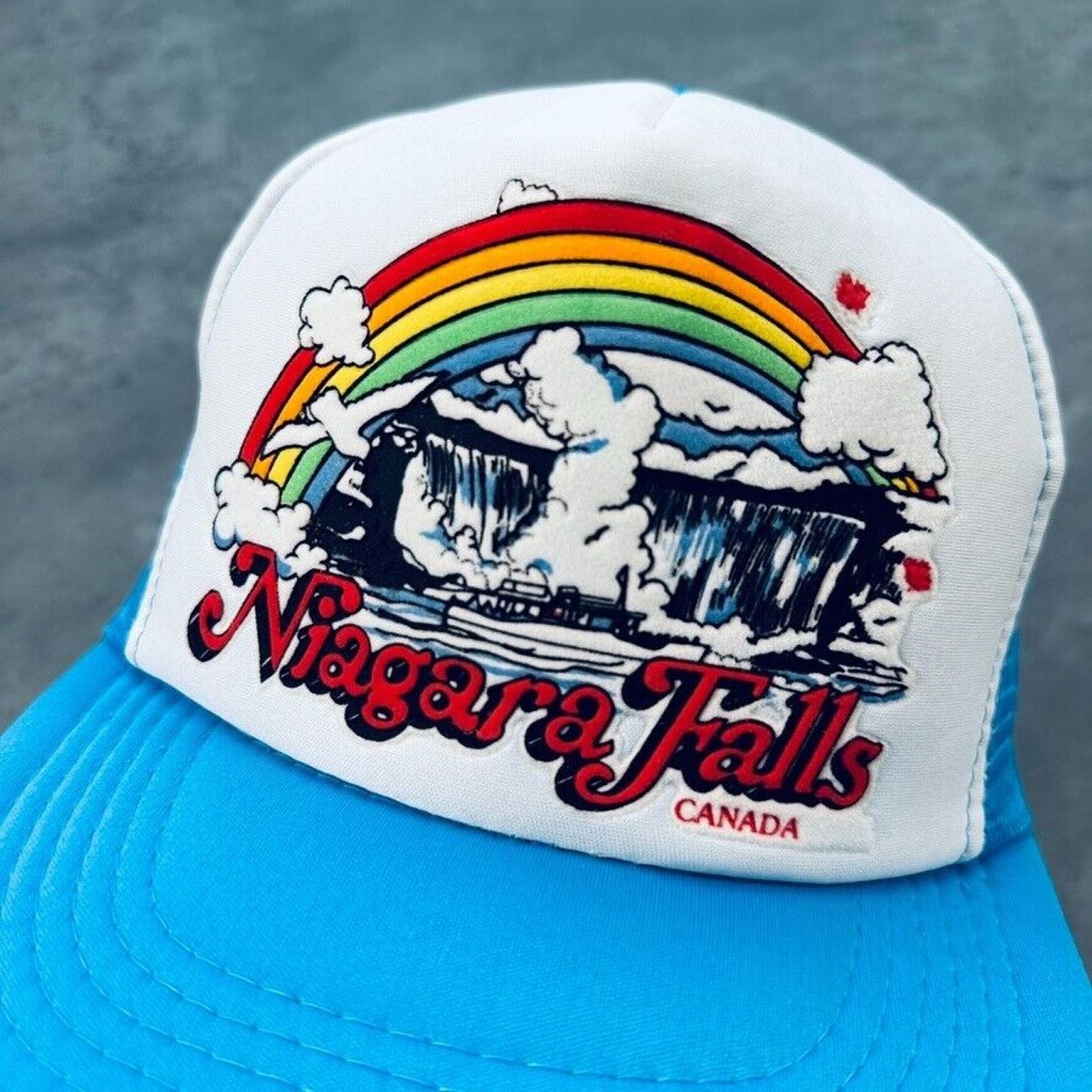 Vintage Vintage Niagara Falls Canada Rainbow Hat Size ONE SIZE - 2 Thumbnail
