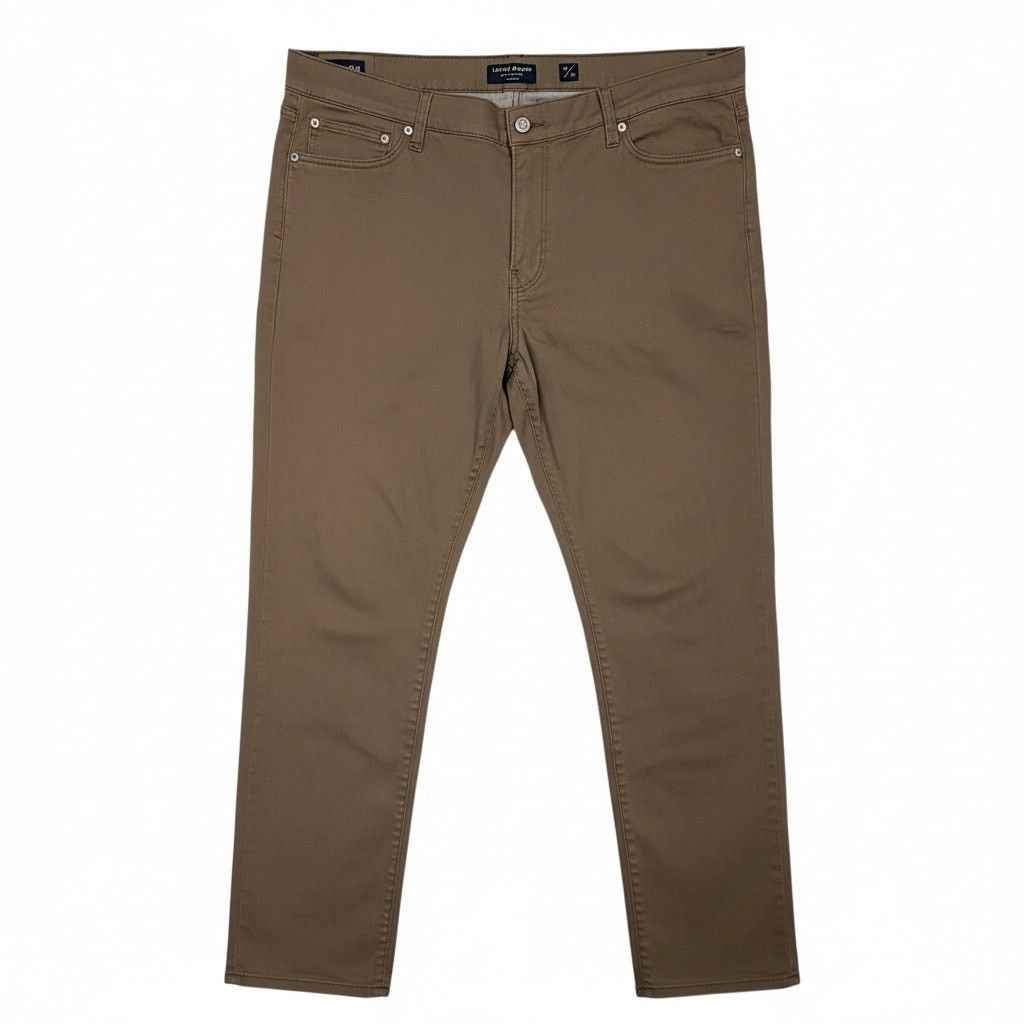 Lucky Brand Lucky Brand Mens 38x30 121 Slim Straight Chino Pants Green Size US 38 / EU 54 - 1 Thumbnail