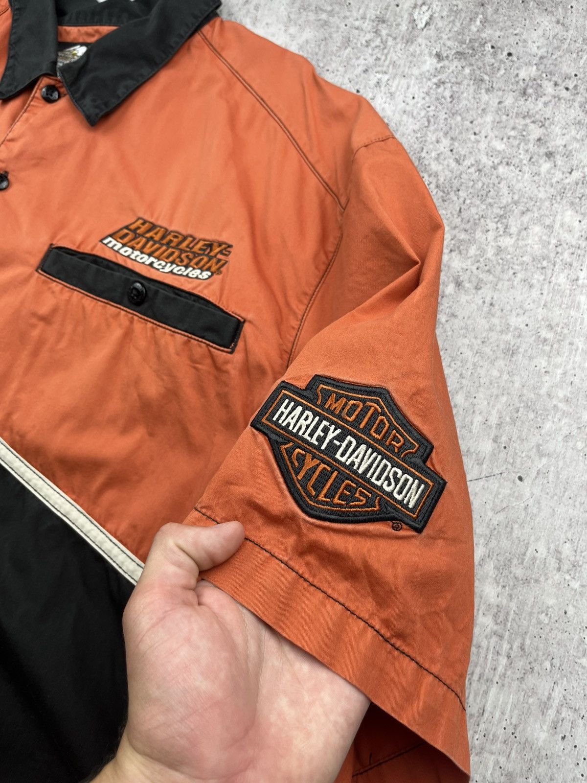 Harley Davidson Vintage Harley-Davidson Shirt Mens XXL HD Motorcycle 2005 Size US XXL / EU 58 / 5 - 4 Thumbnail