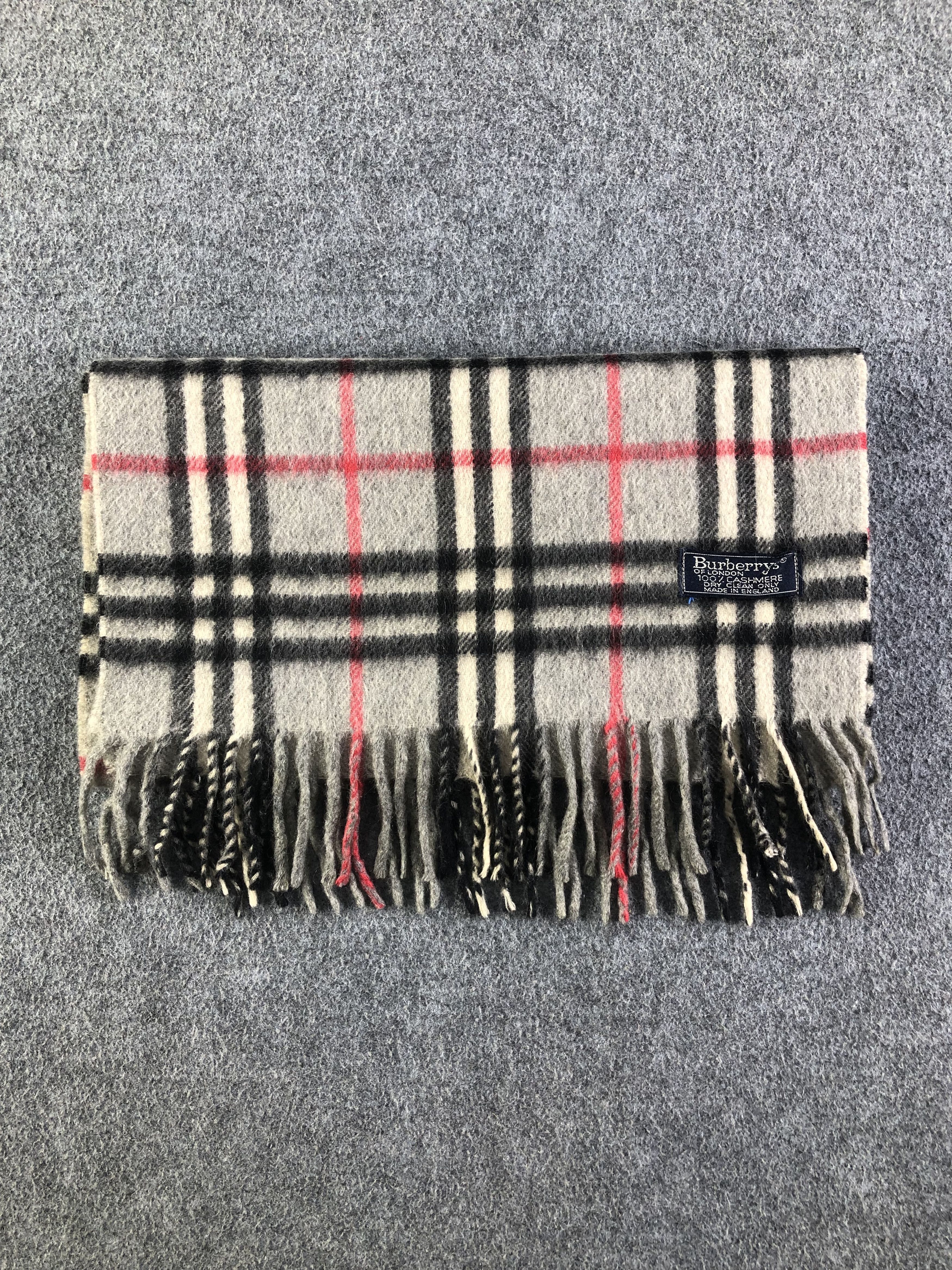 Burberry Burberrys Cashmere Scarf / Muffler / Neckwear SS1243 Size ONE SIZE - 7 Thumbnail