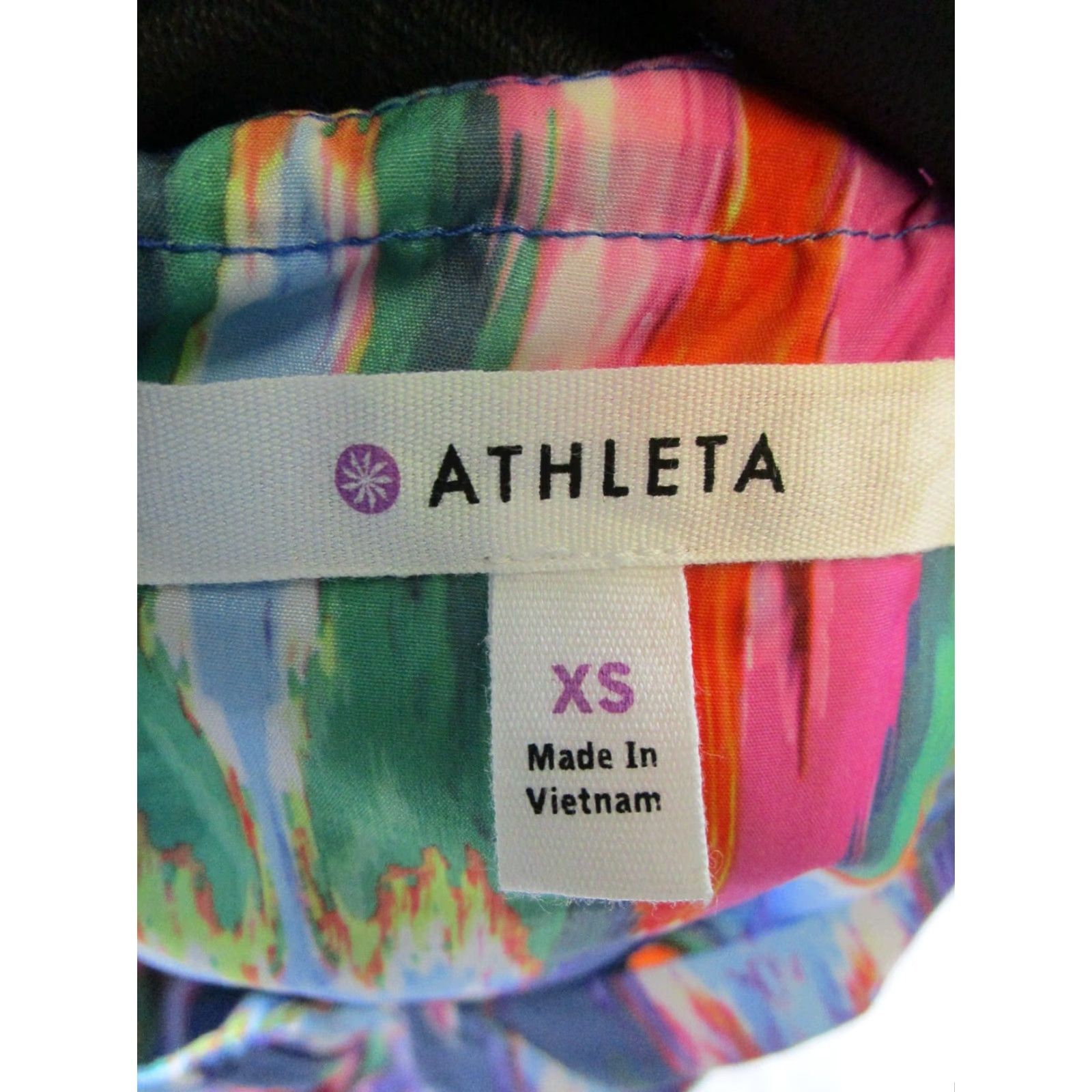 Athleta VINTAGE Athleta Dress Womens XS Blue Red Purple Blouson Size XS / US 0-2 / IT 36-38 - 3 Thumbnail