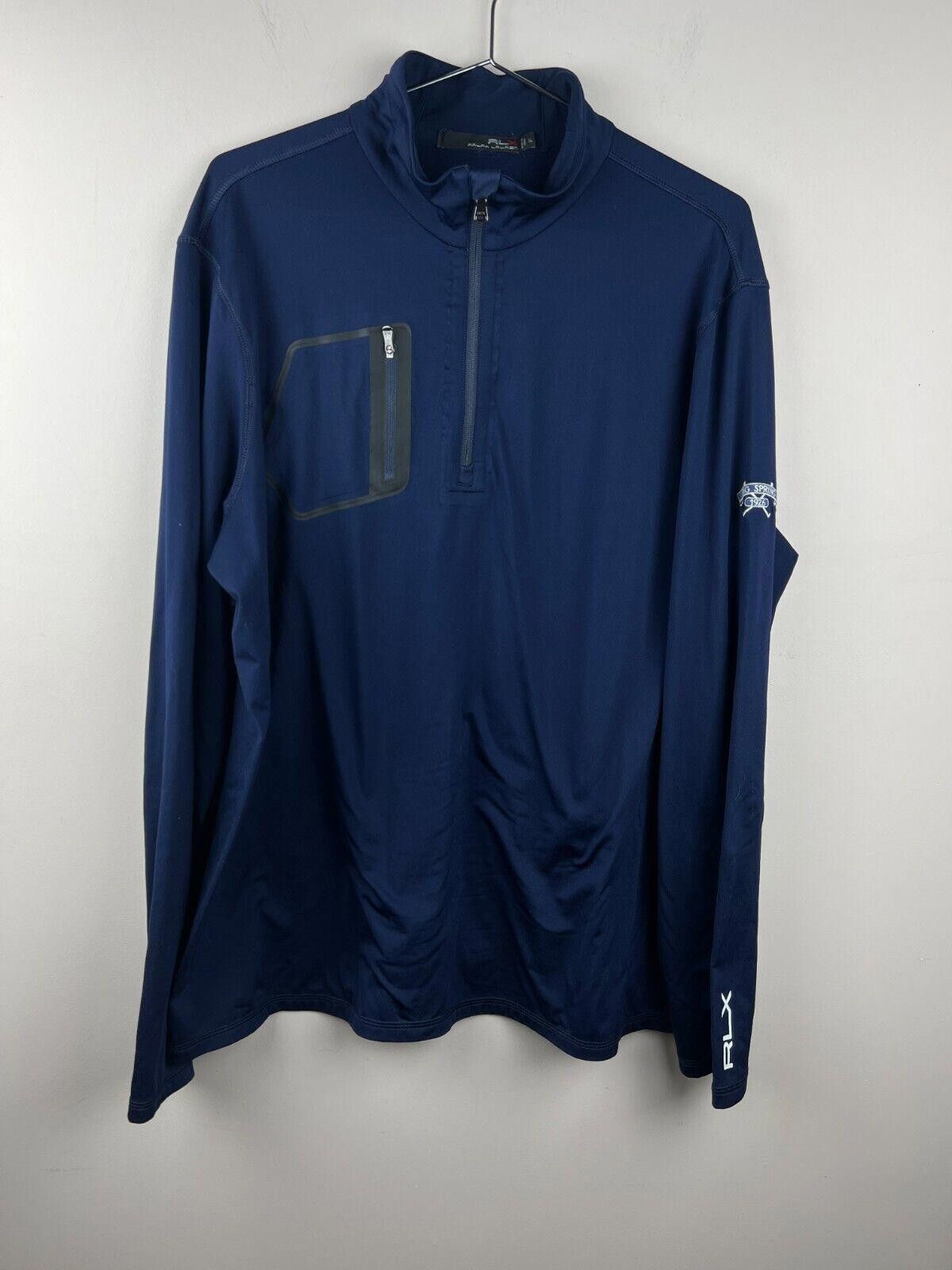 RLX Ralph Lauren RLX Ralph Lauren Pullover 1/4 Zip Long sleeve Shirt Mens XL Size US XL / EU 56 / 4 - 1 Thumbnail