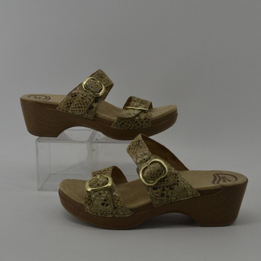 Dansko Dansko Sophie Snake Print Sandals Size 38 Sz 7.5 - 8 Chunky Size US 7.5 / IT 37.5 - 2 Thumbnail