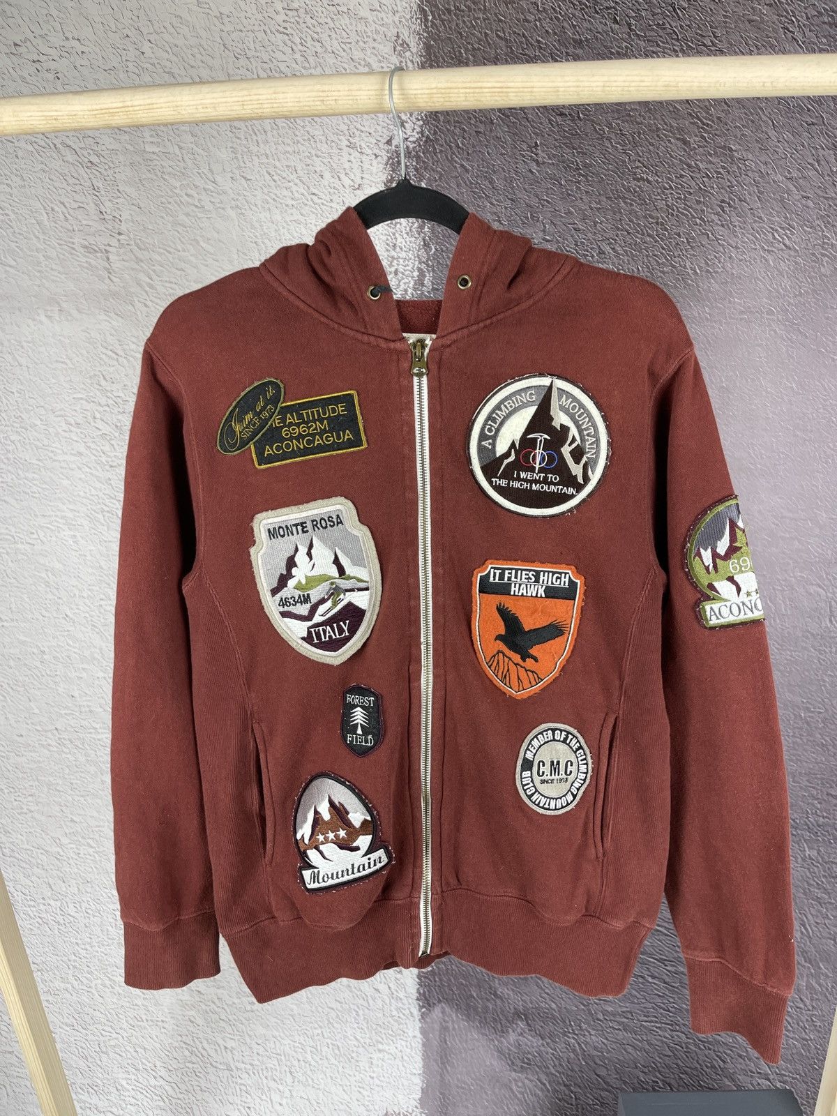 Other Ikka moto racing style patched hoodie Japan outdoor mountain Size US M / EU 48-50 / 2 - 2 Thumbnail
