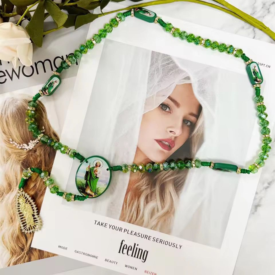 Japanese Brand CRYSTALS BEAD Rosemary Necklace Size ONE SIZE - 2 Thumbnail