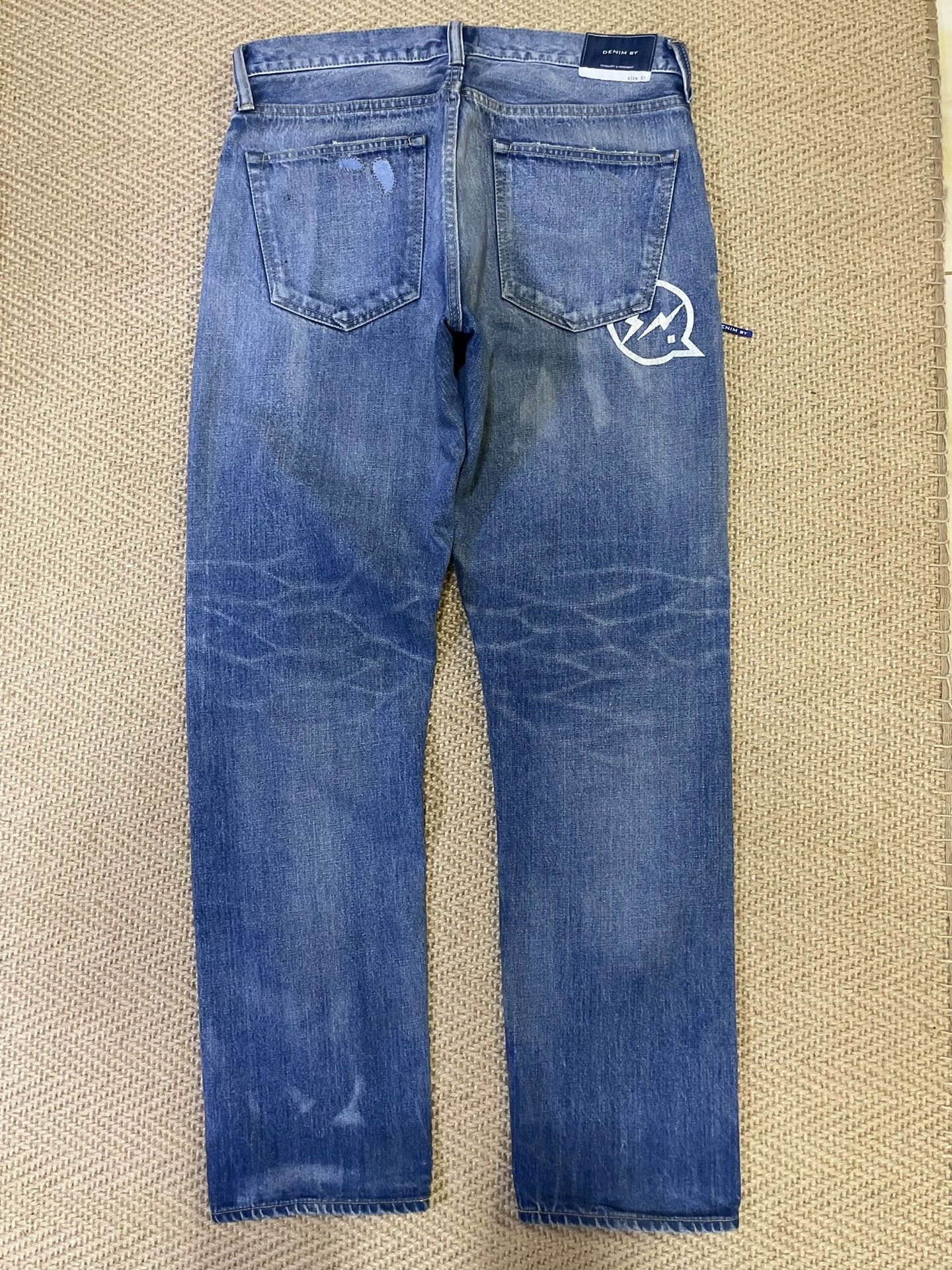 Fragment Design Fragment x Vanquish Denim Slash Oil Wash Distressed W32 Size US 32 / EU 48 - 2 Thumbnail