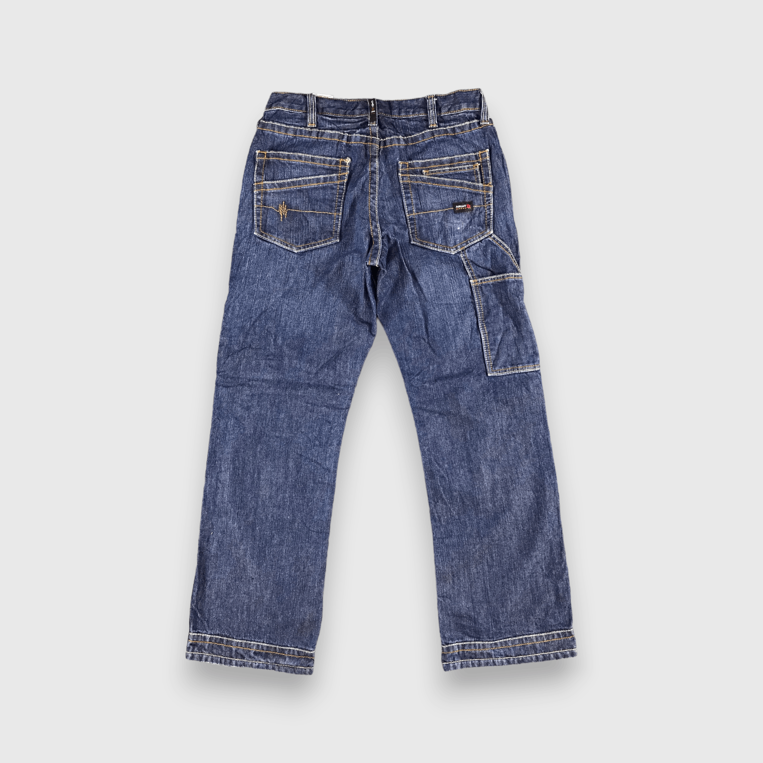 Ariat Vintage Blue Wash M4 Ariat Jeans-J2329 Size US 33 - 2 Thumbnail