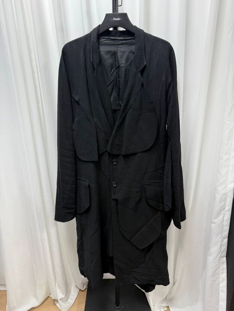 Yohji Yamamoto Linen Blend Circle Coat