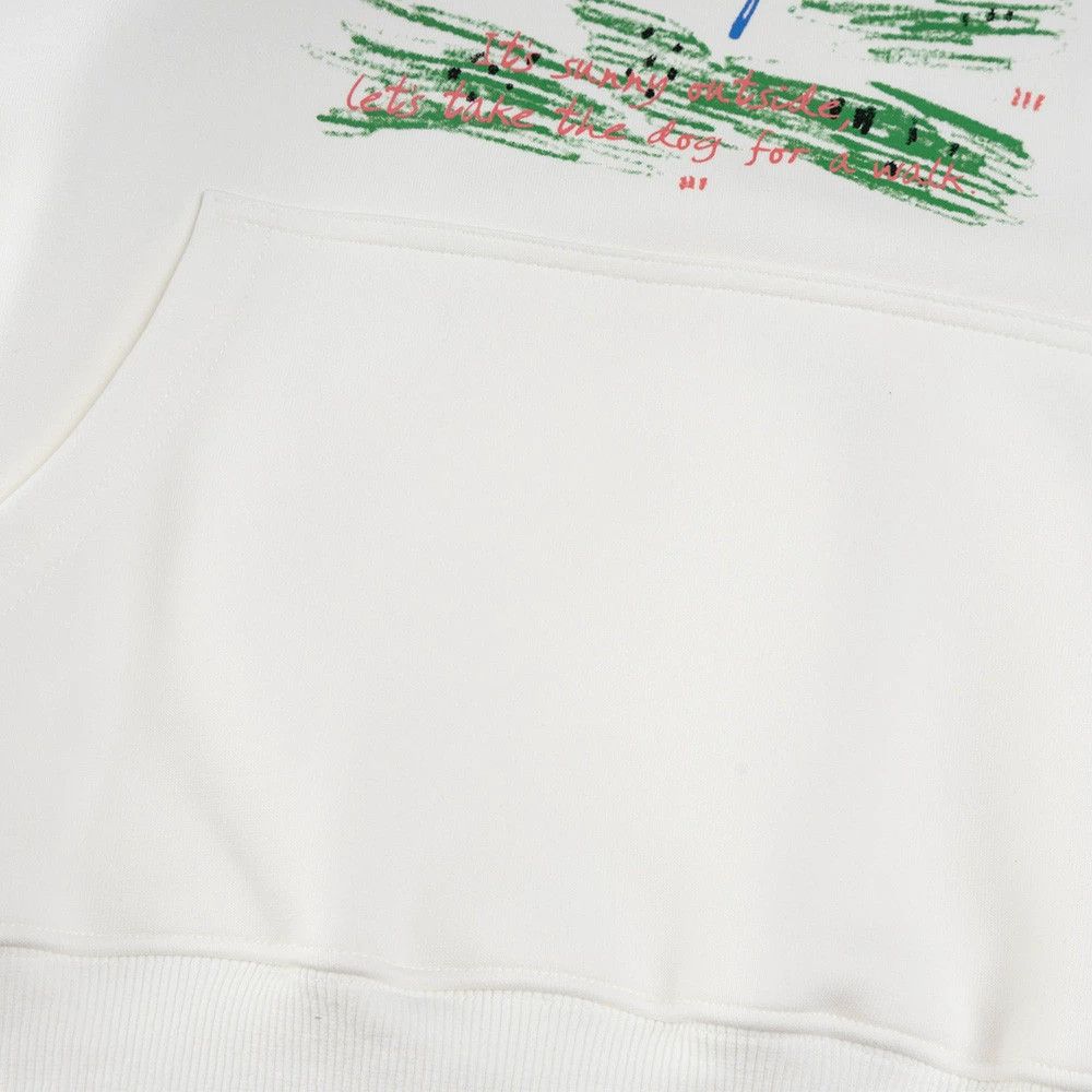 Vintage Men's loose casual hip-hop fun graffiti print hoodie Size US M / EU 48-50 / 2 - 5 Thumbnail