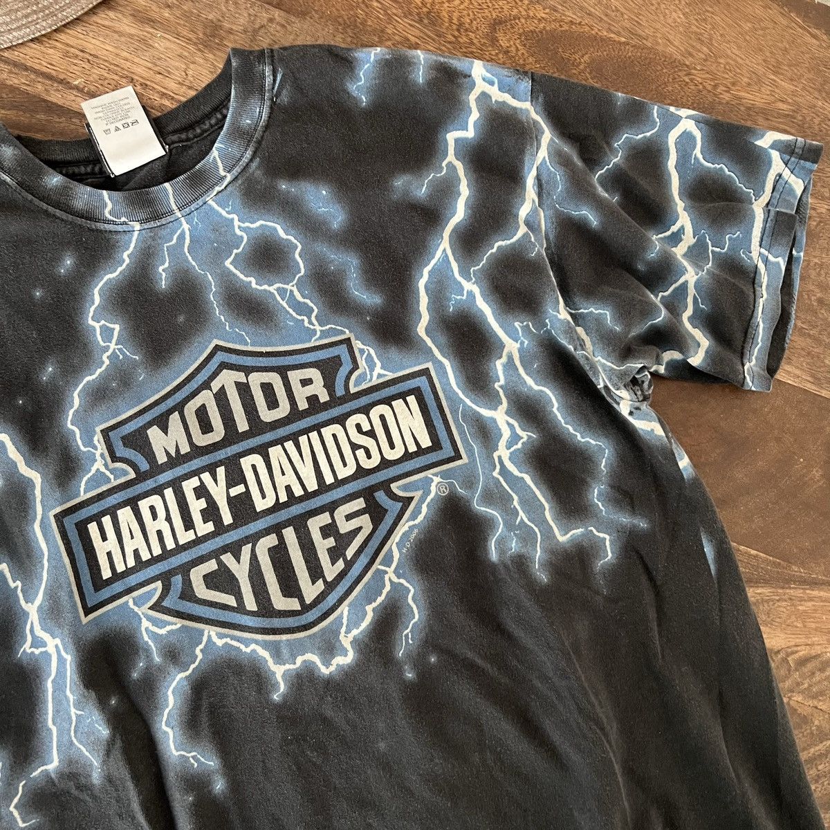 Vintage Vintage Harley Davidson Lightning shirt rare Size US L / EU 52-54 / 3 - 4 Thumbnail