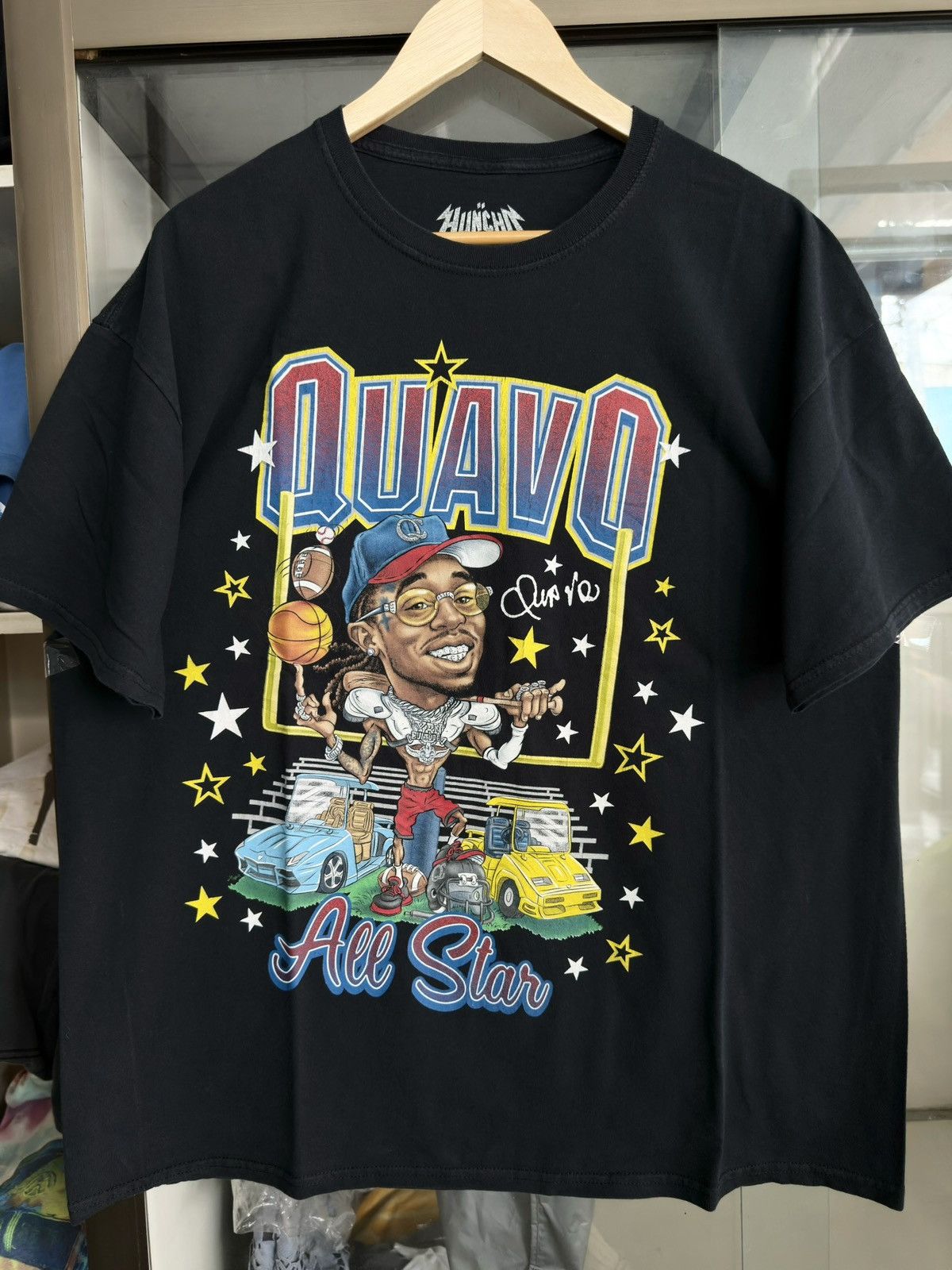 Migos Quavo Huncho All Star Rap Tee Size US XL / EU 56 / 4 - 1 Thumbnail