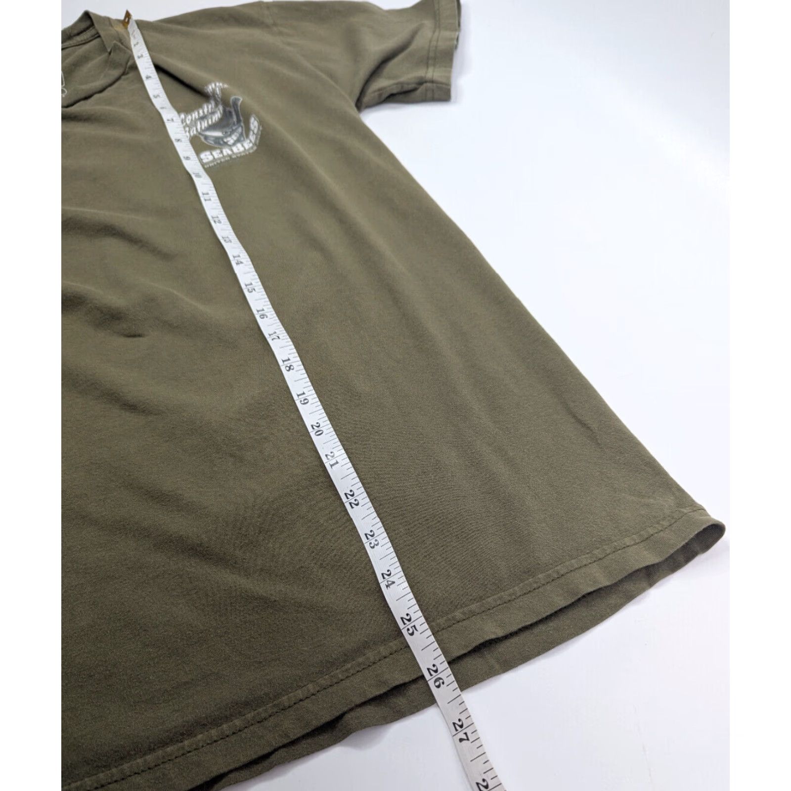 Vintage US Navy Seabees T-Shirt Military Green Shirt 7.62 Design Size M Mens Size US M / EU 48-50 / 2 - 5 Thumbnail