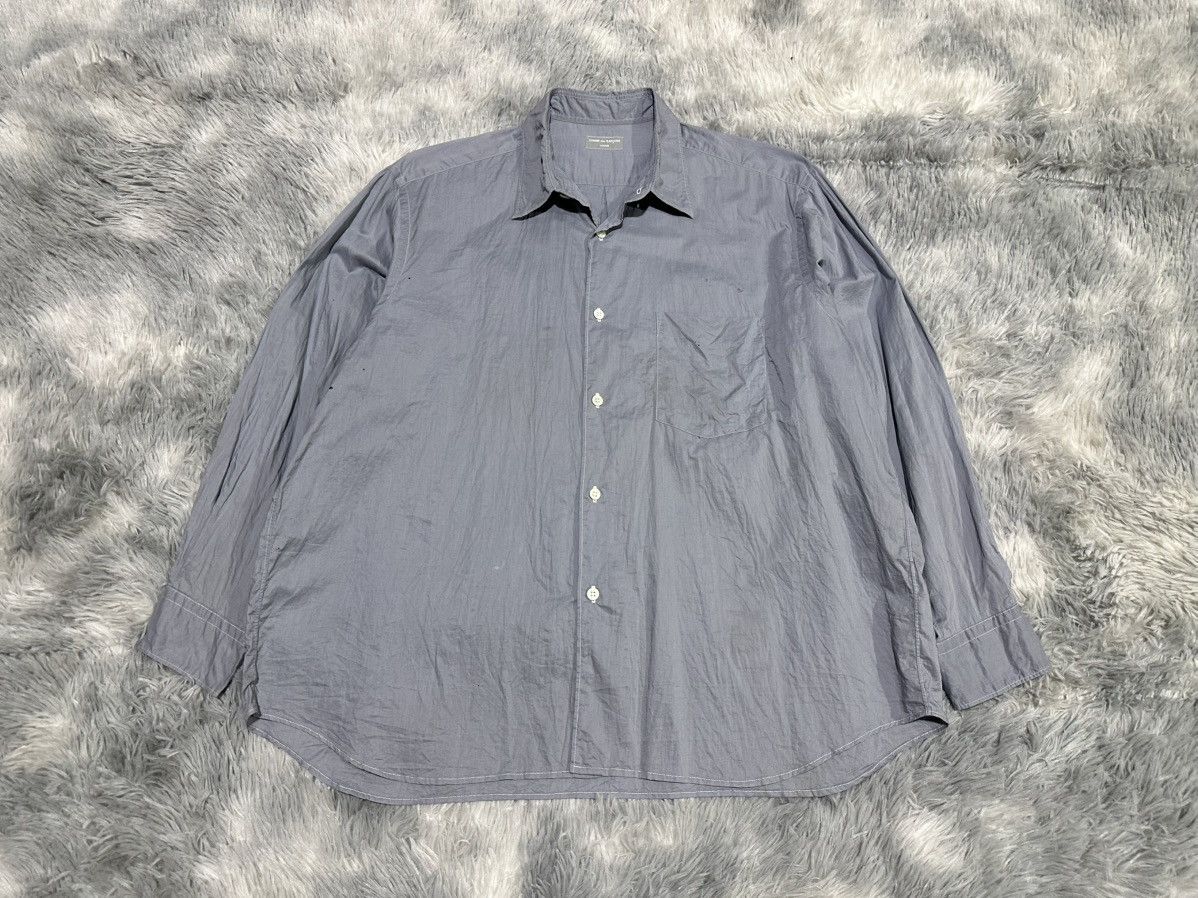 Comme des Garcons Homme 🔥1997 Comme Des Garcons Homme Shirt Distressed Size US XL / EU 56 / 4 - 1 Thumbnail