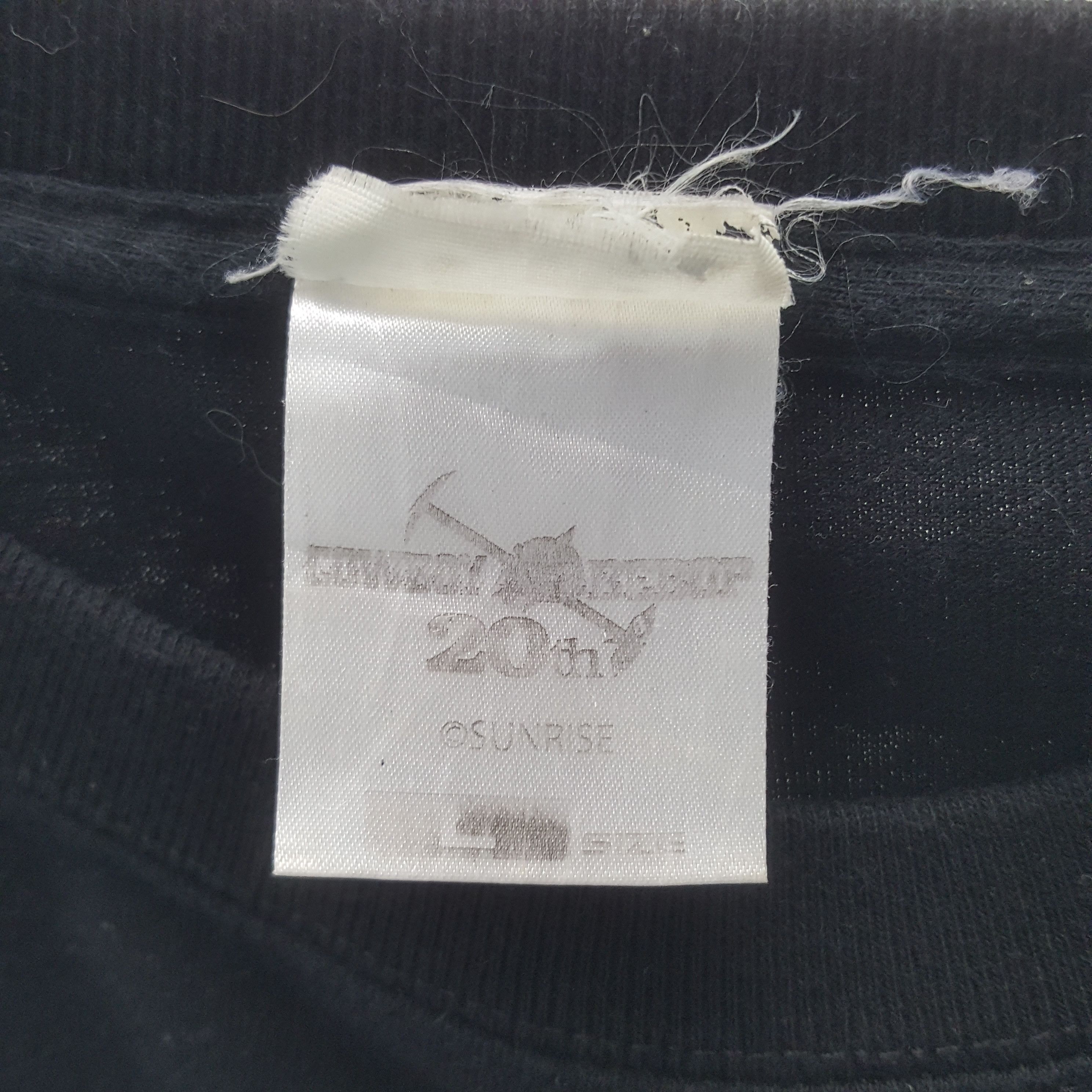Anime Vintage Cowboy Bebop Jet Black Japanese Tshirt RR13 Size US L / EU 52-54 / 3 - 5 Thumbnail