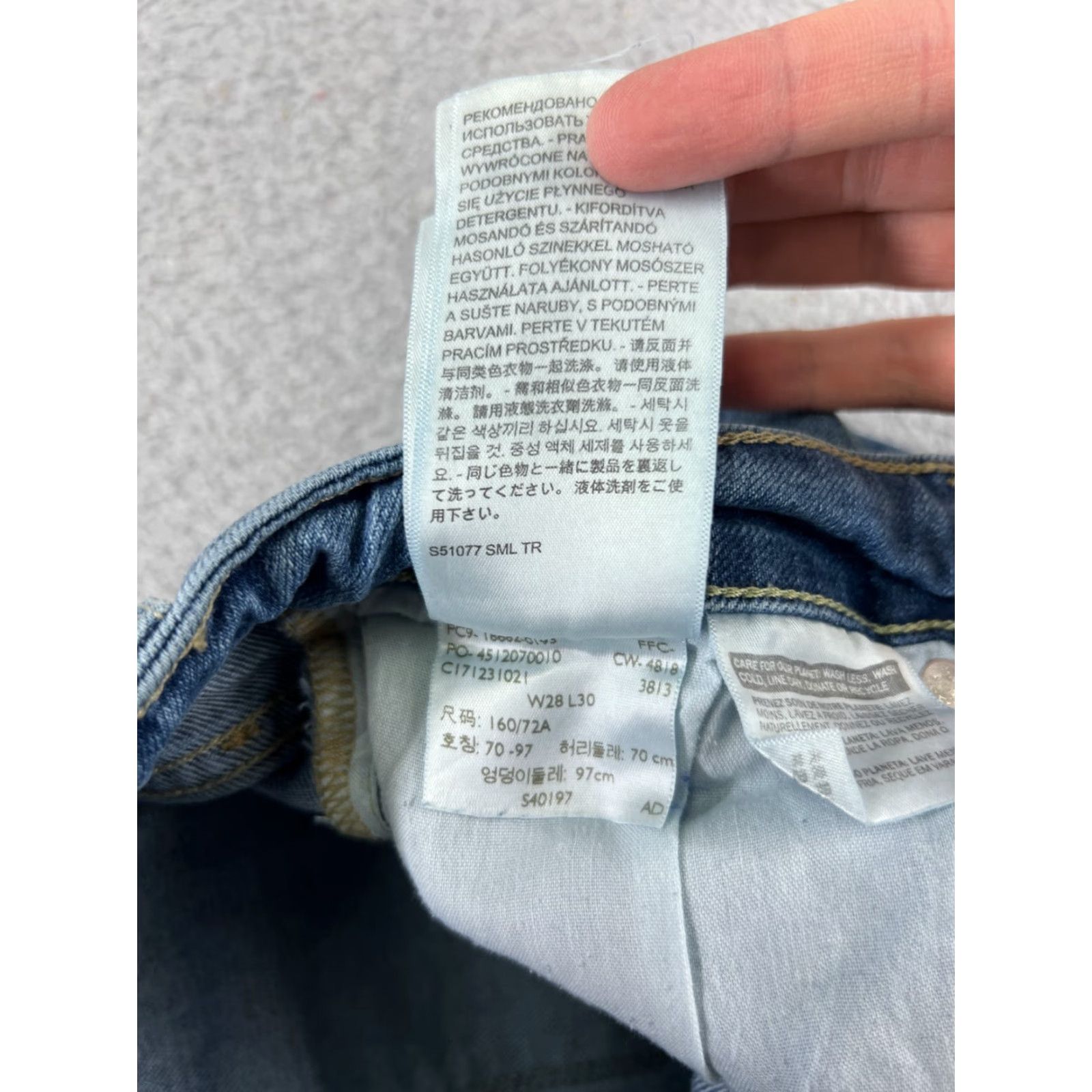 Levi's Levi's Women’s Denim Jeans 28 Blue Stretch Skinny High Rise Casual 2010s Size 28" / US 6 / IT 42 - 6 Thumbnail