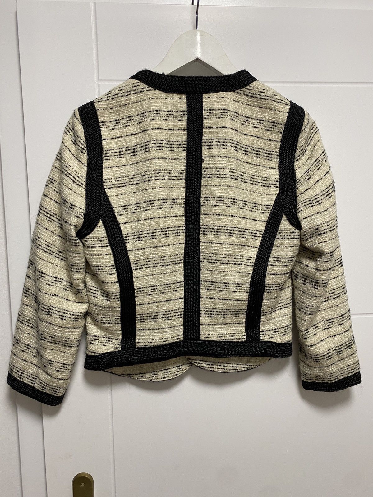 By Malene Birger × Designer Blazer By Malene Birger size 36 knitted abstract avantgarde Size XS / US 0-2 / IT 36-38 - 8 Thumbnail