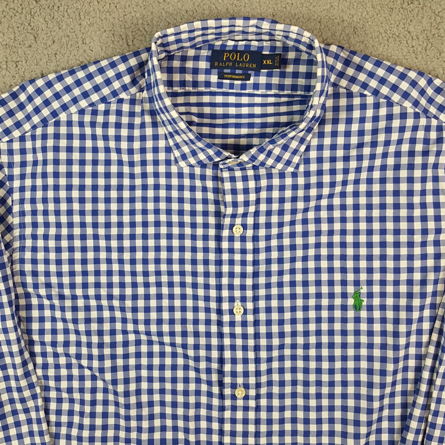 Polo Ralph Lauren Vintage Polo Ralph Lauren Men's 2XL Gingham Plaid Button-Up Shirt Collared Casual Preppy Size US XXL / EU 58 / 5 - 2 Thumbnail
