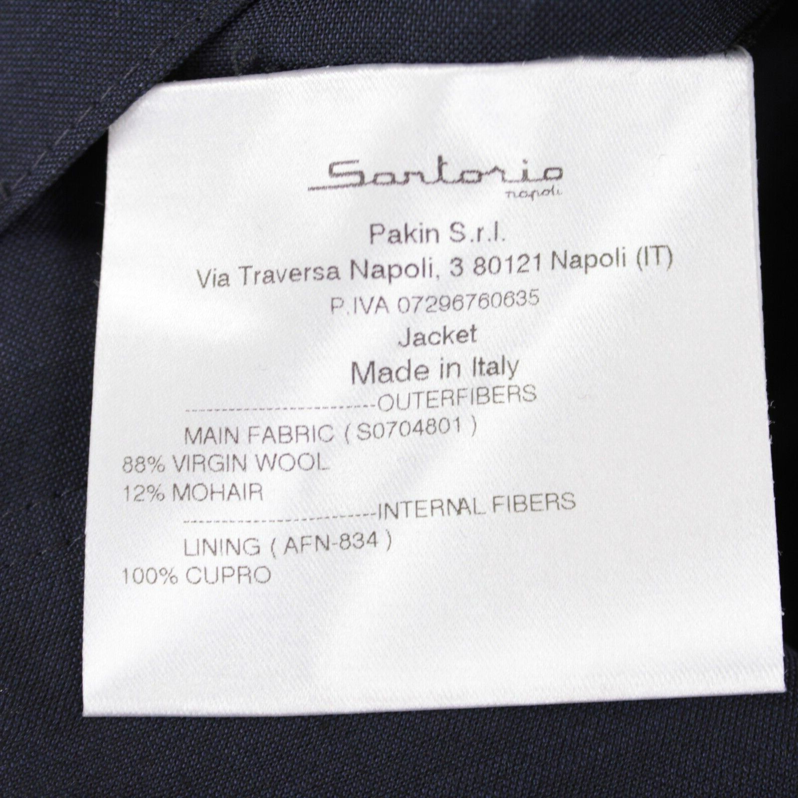 SARTORIO Sartorio Suit Size US 40 Regular in Blue Size 40R - 9 Thumbnail