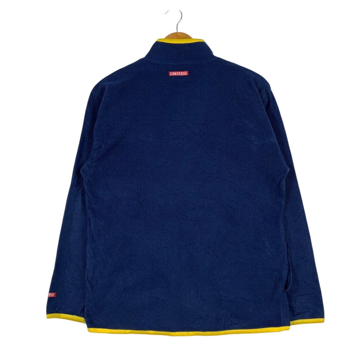 Converse CONVERSE Streetwear Big Logo Half Zipper Pullover Jumper Size US M / EU 48-50 / 2 - 2 Thumbnail
