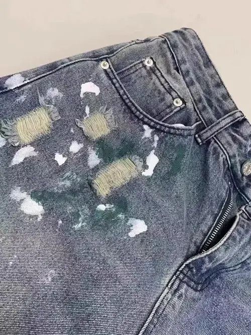 Other Oversize Distressed Ripped Jeans Size US 29 - 4 Thumbnail