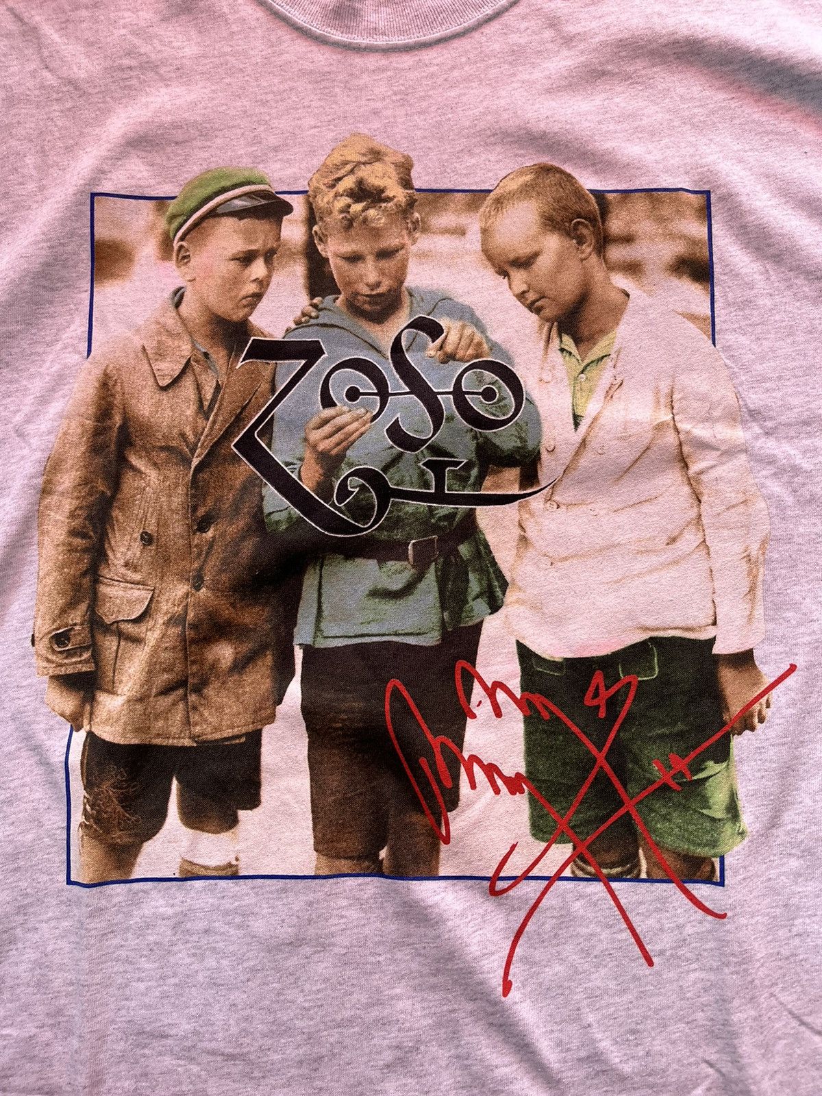 Band Tees × Vintage Vintage Jimmy Page Robert Plant 2000 World Tour Size US XL / EU 56 / 4 - 3 Thumbnail