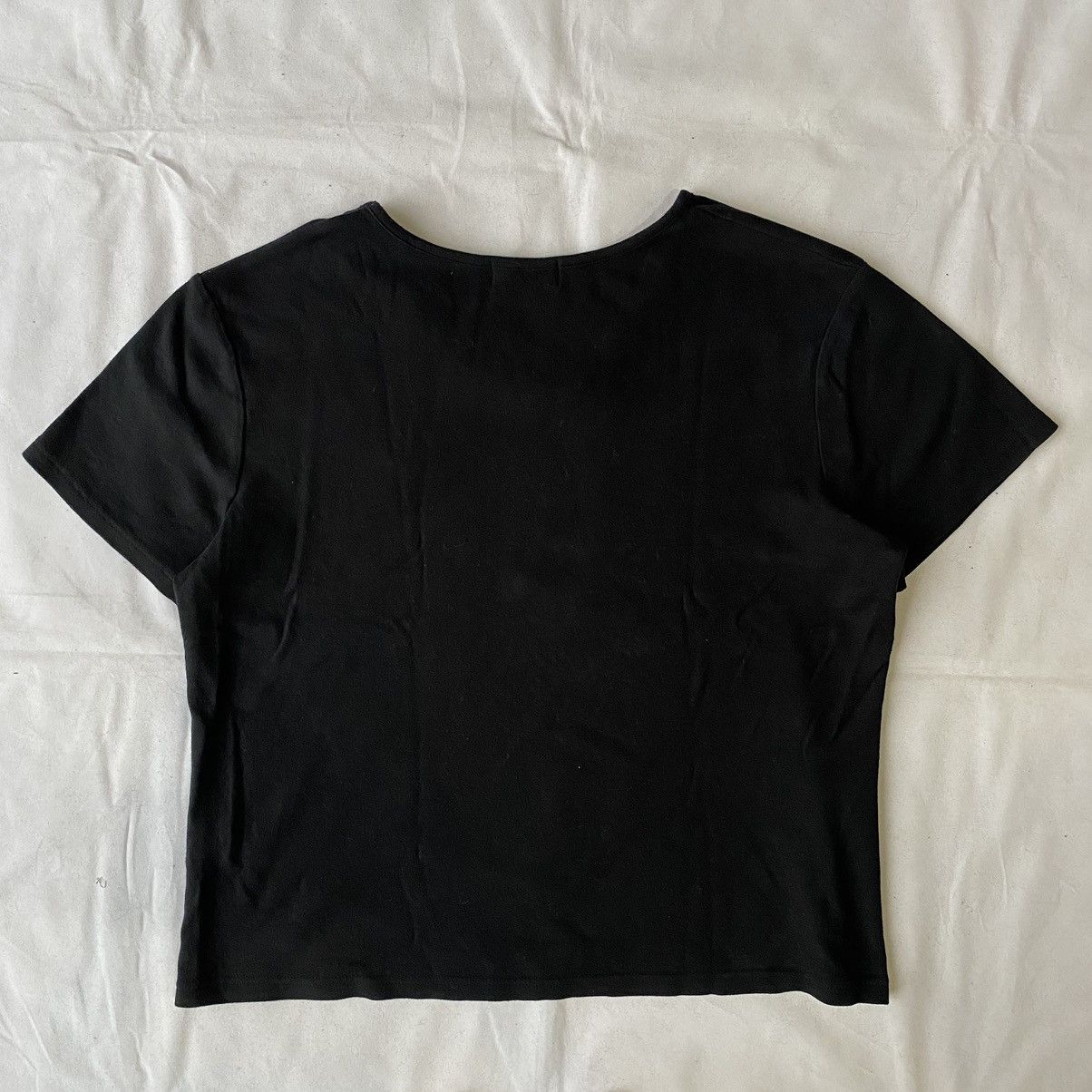 Japanese Brand Y2K Style Bloom Butterfly Poem Boxy Crop Tees Size L / US 10 / IT 46 - 11 Thumbnail