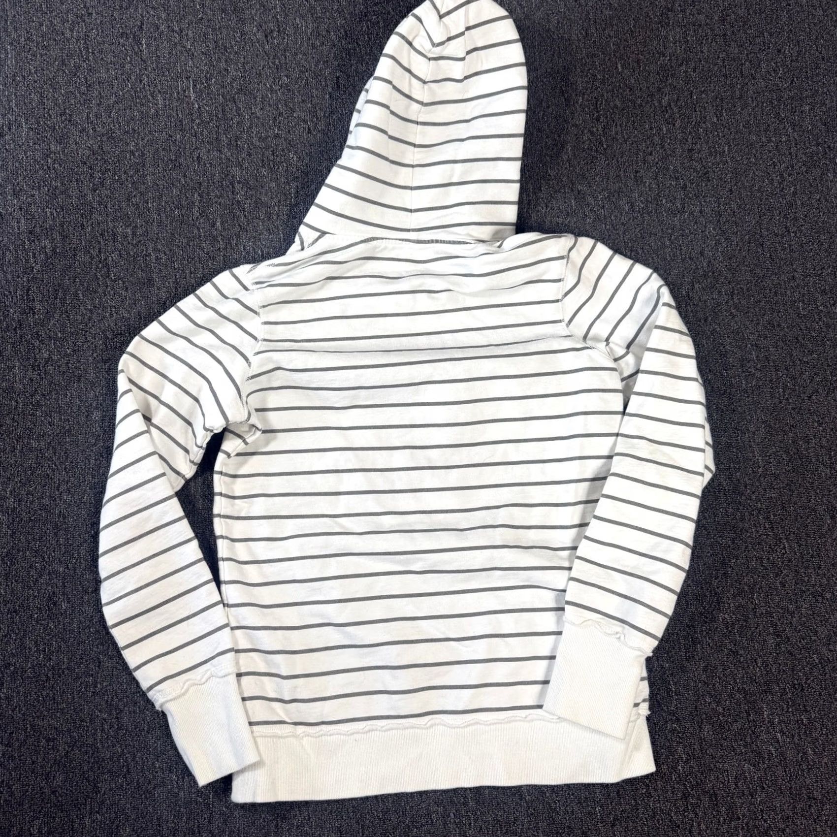 Disney VINTAGE Disney World Hoodie Sweatshirt M Pink Striped Preppy Disneyland Y2K White Women Size M / US 6-8 / IT 42-44 - 2 Thumbnail