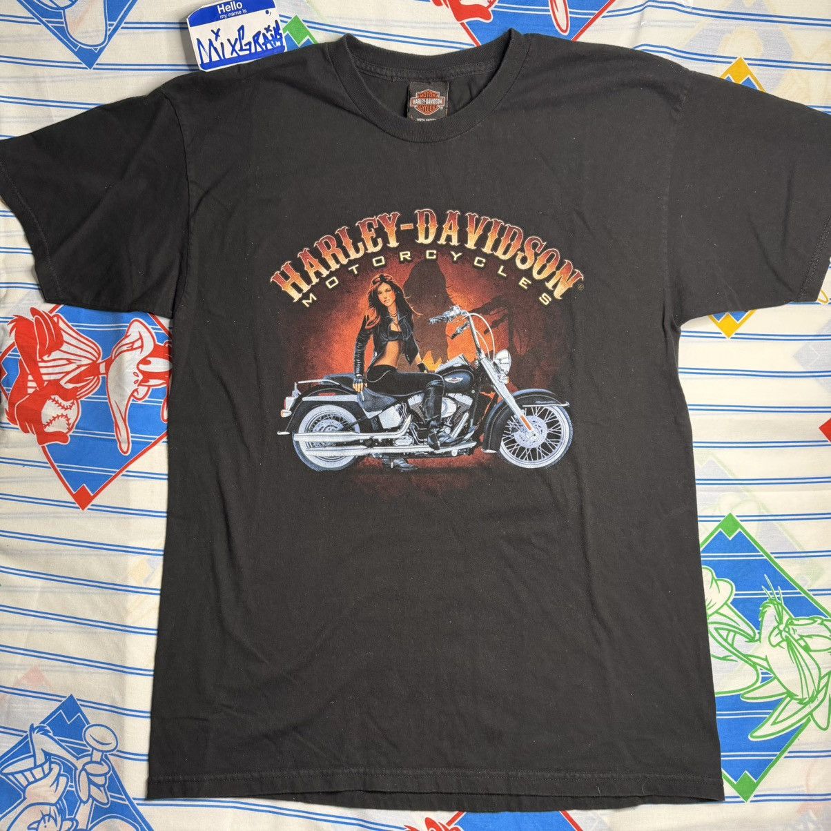 Harley Davidson Harley Davidson Black Onalaska Wisconsin Size US L / EU 52-54 / 3 - 1 Thumbnail