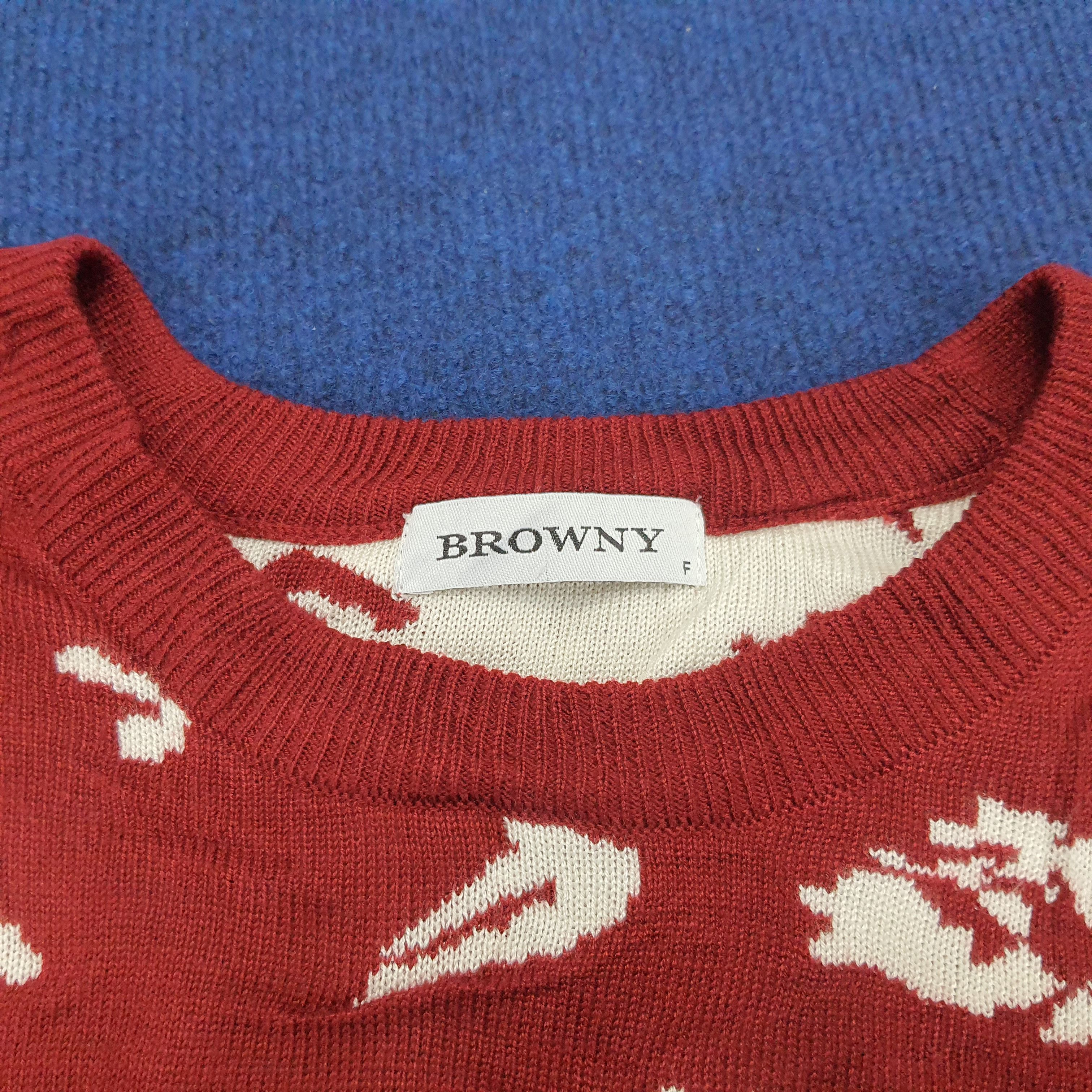 Vintage Vintage Browny Knitwear Sweatshirt Size US L / EU 52-54 / 3 - 5 Thumbnail