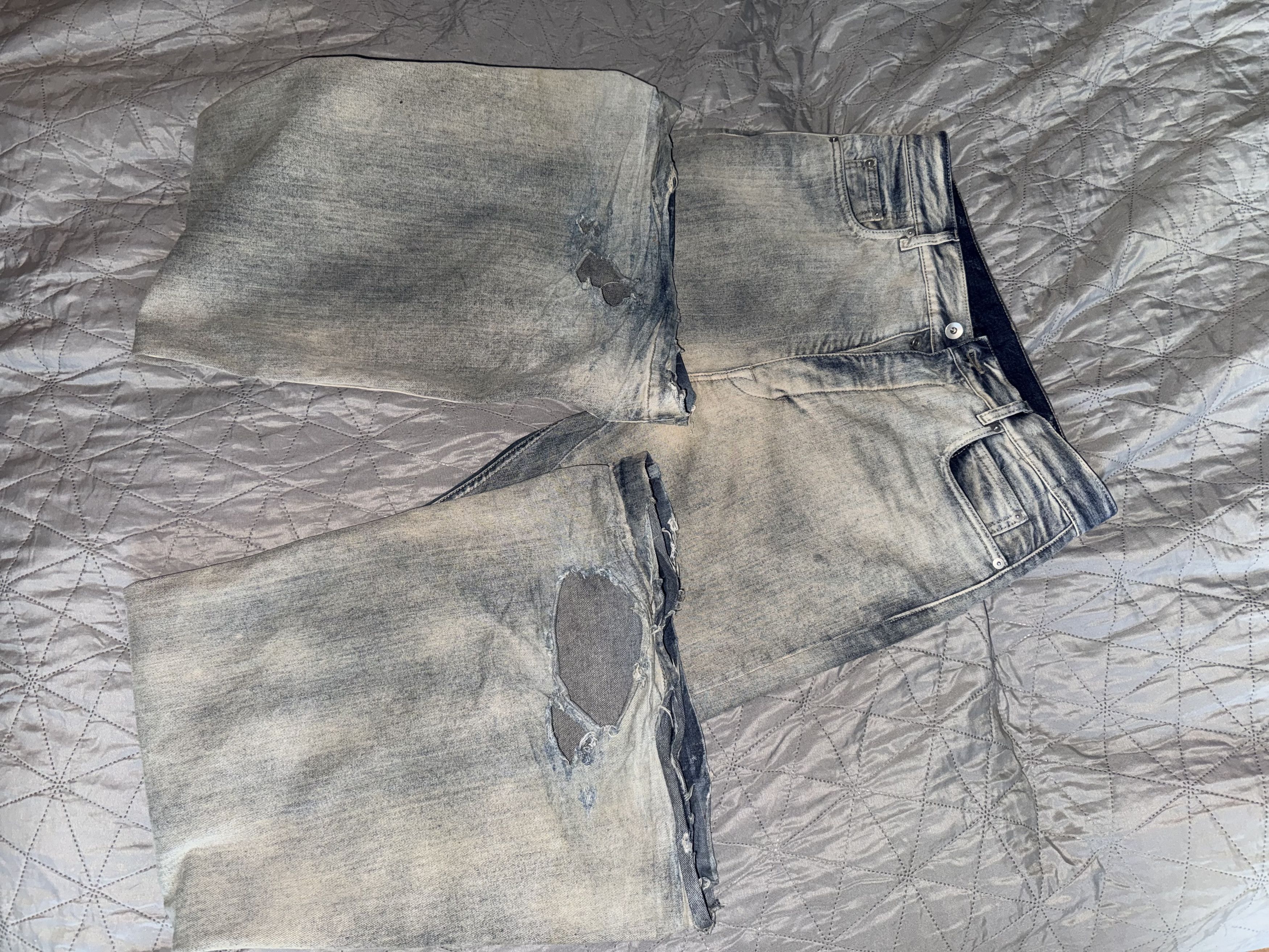 Rick Owens Drkshdw DRKSHDW Mineral Pearls FW25 Flared jeans Size US 32 / EU 48 - 11 Thumbnail