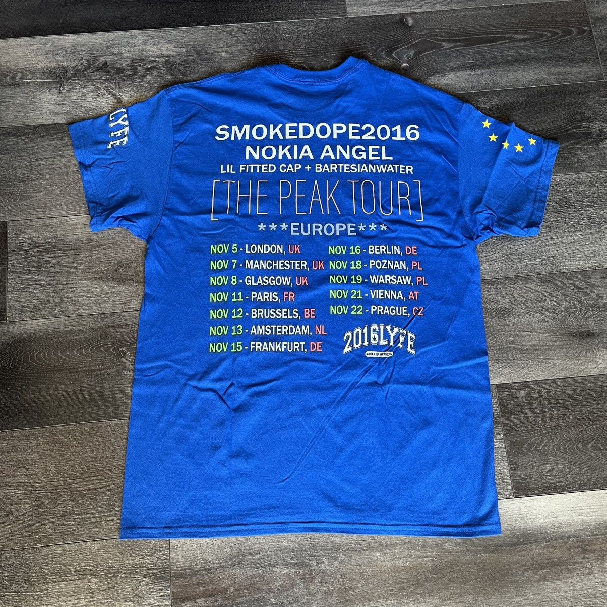 Drain Gang × Sad Boys Smokedope2016 2016Lyfe Europe EU The Peak Tour Tee Shirt Size US L / EU 52-54 / 3 - 2 Thumbnail