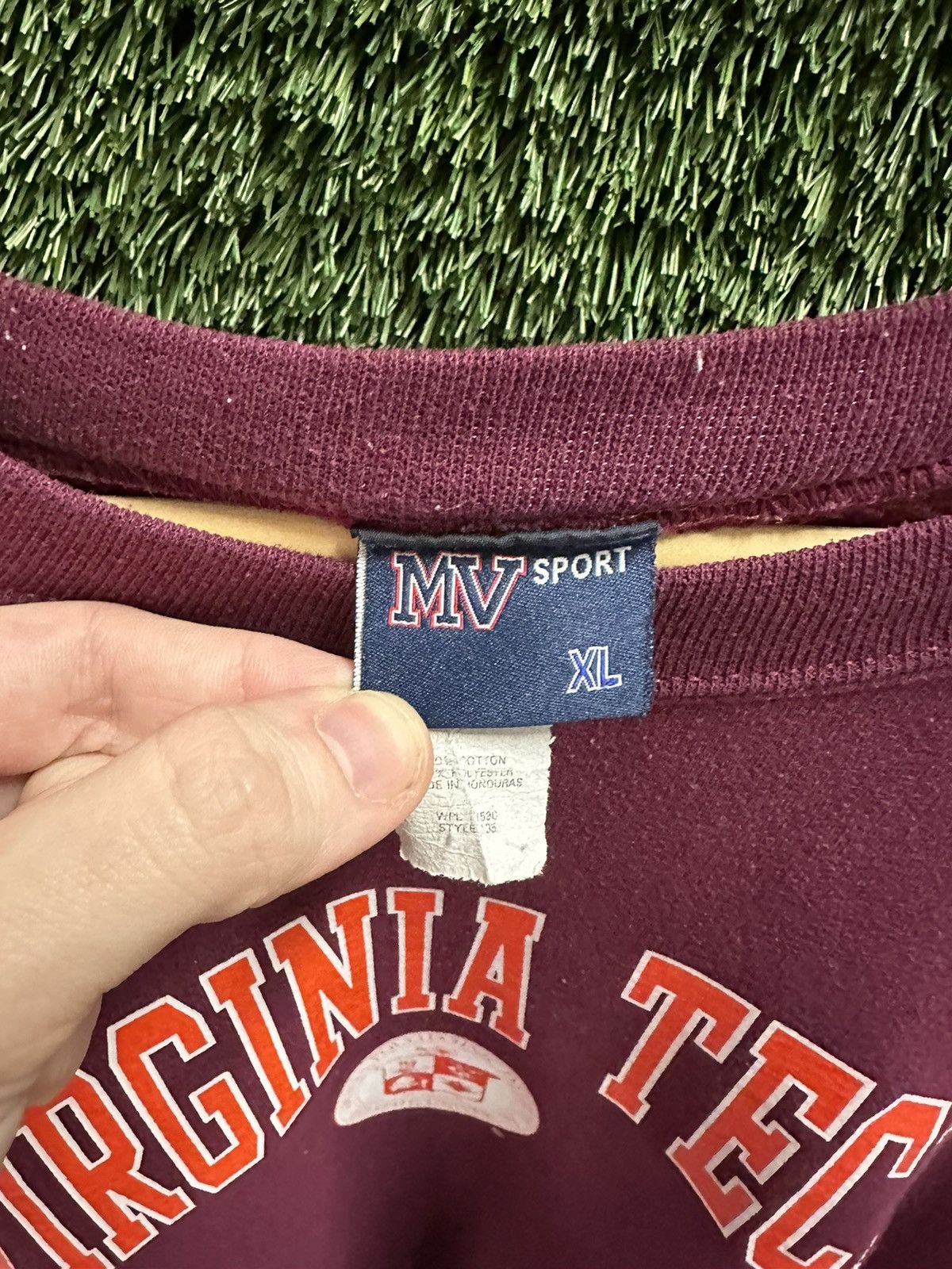 NCAA Vintage NCAA Virginia Tech Collegiate Spellout Crewneck Size US XL / EU 56 / 4 - 3 Thumbnail