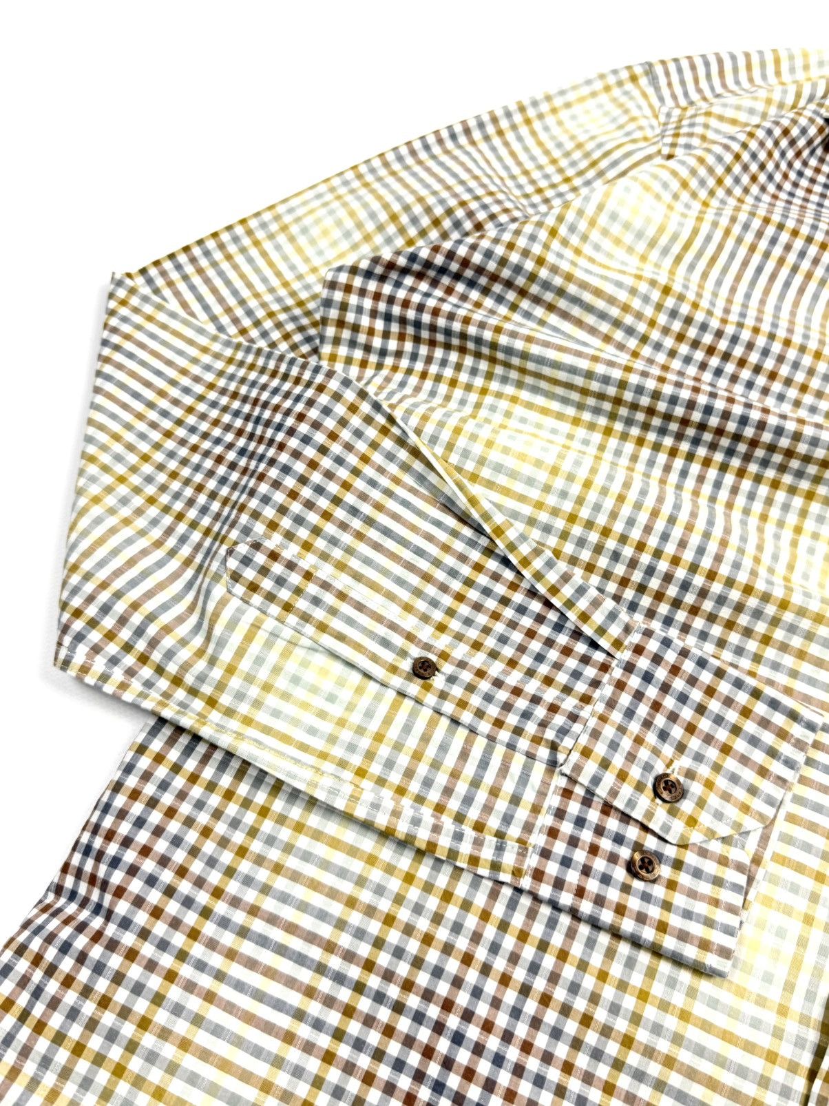 Etro Etro Vintage Plaid Button-Up Shirt Cotton Italy L Luxyry Size US L / EU 52-54 / 3 - 9 Thumbnail