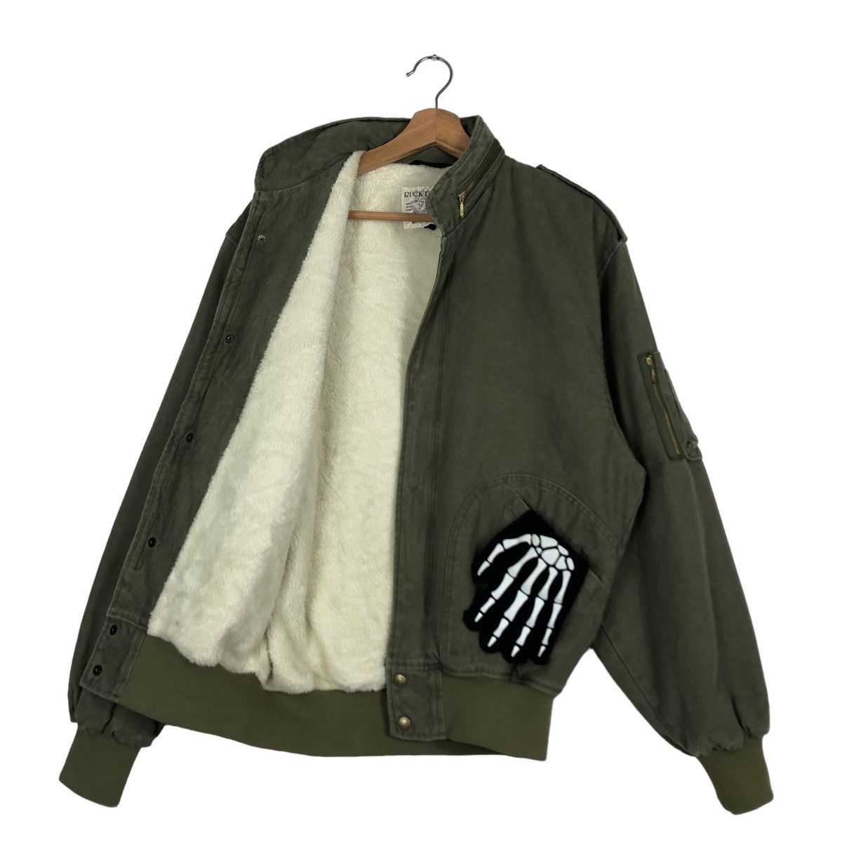 Japanese Brand 🔥90’s Vintage Bomber Jacket Riot Riot Ruck Dam Sugar Cane Size US L / EU 52-54 / 3 - 8 Thumbnail