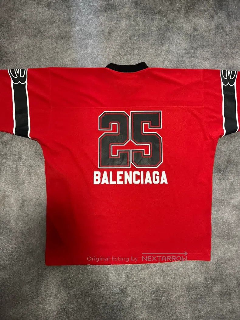 Balenciaga Balenciaga Double Ring Olive Ball 25 Short Sleeve Size US XL / EU 56 / 4 - 1 Thumbnail