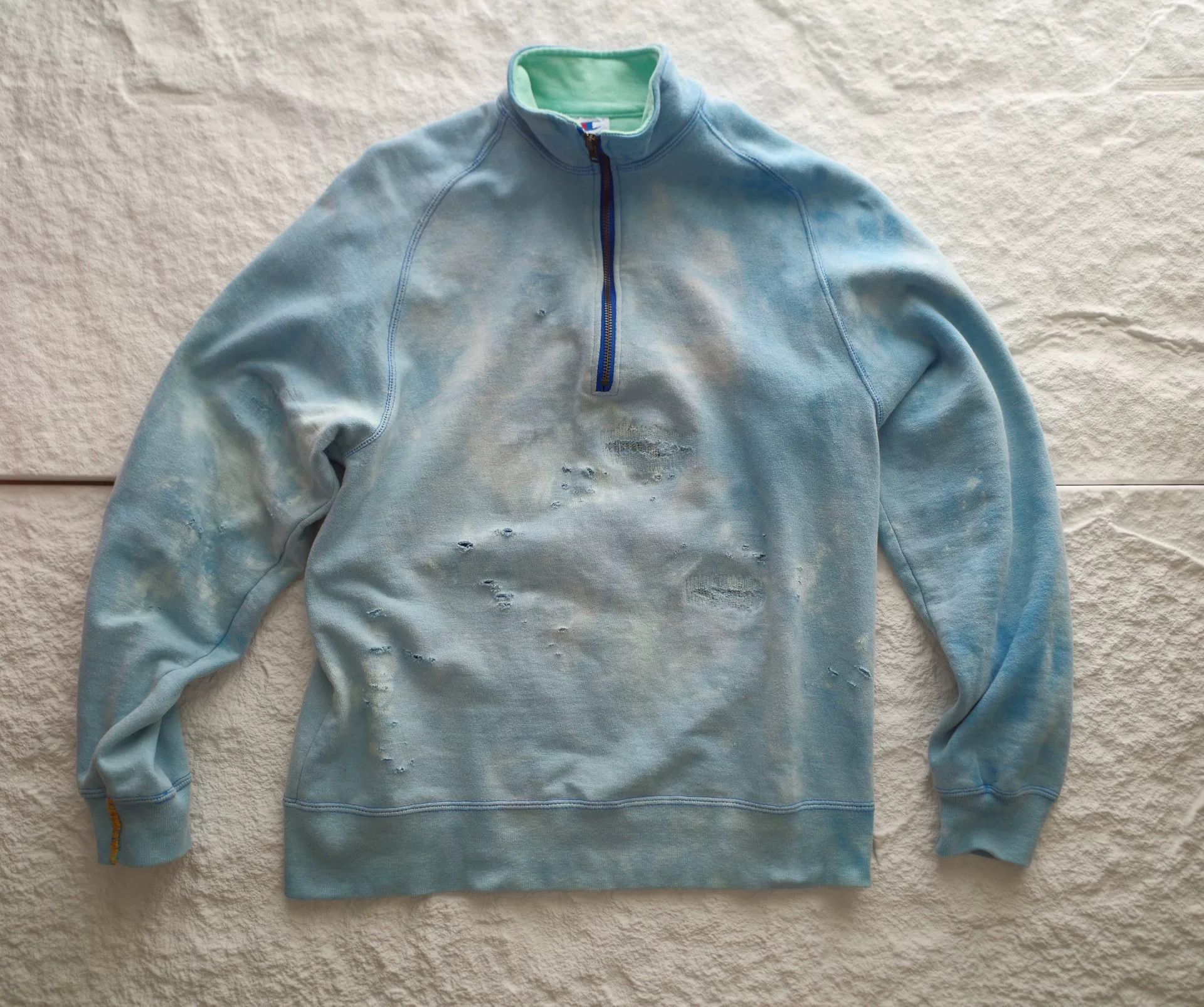 Champion Champion Vintage US Boro Washed Distressed Sweatshirt Size US M / EU 48-50 / 2 - 1 Thumbnail