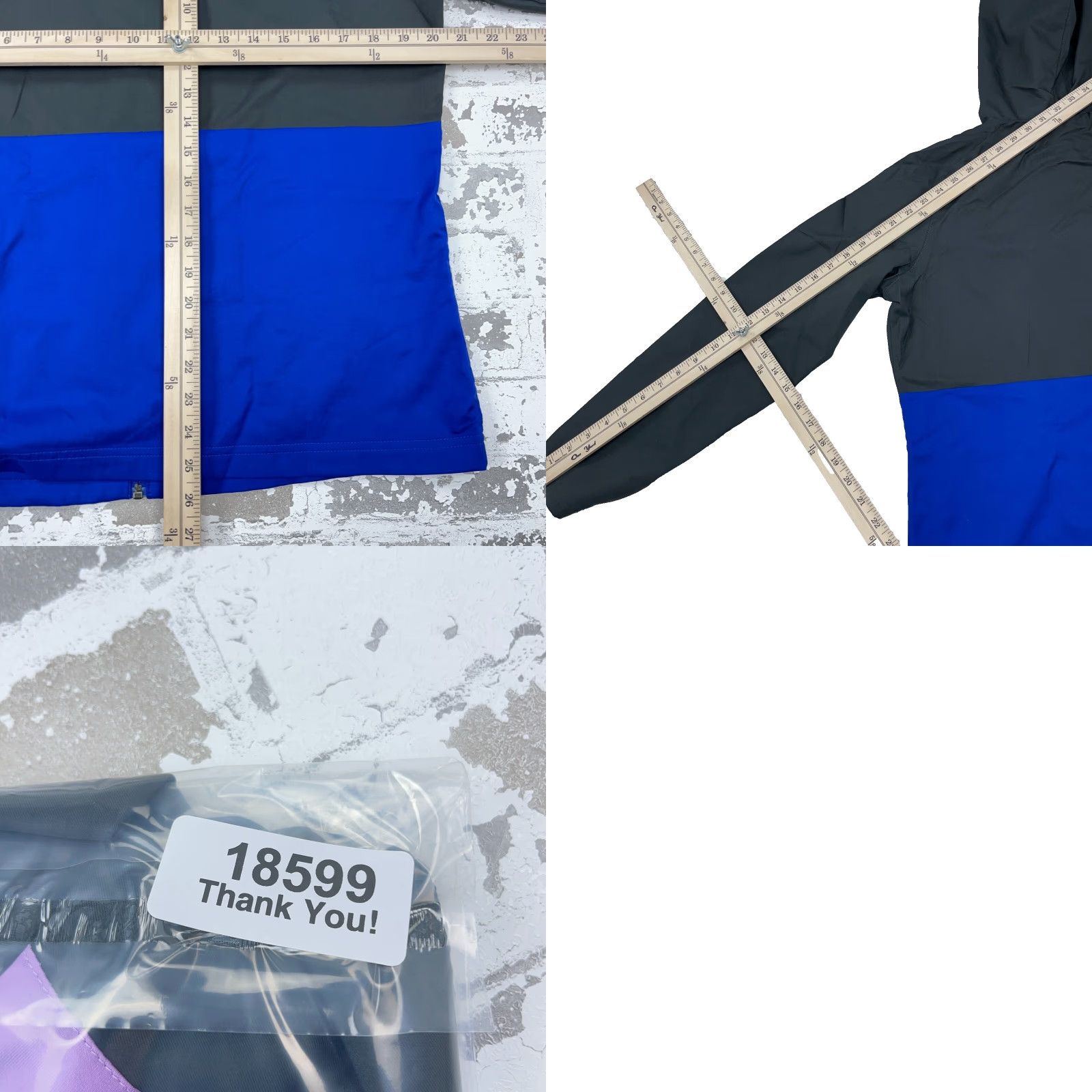 Reebok Reebok Jacket Women M Blue Gray Windbreaker Hooded Rain Coat Windbreaker Jacket? Size M / US 6-8 / IT 42-44 - 8 Thumbnail